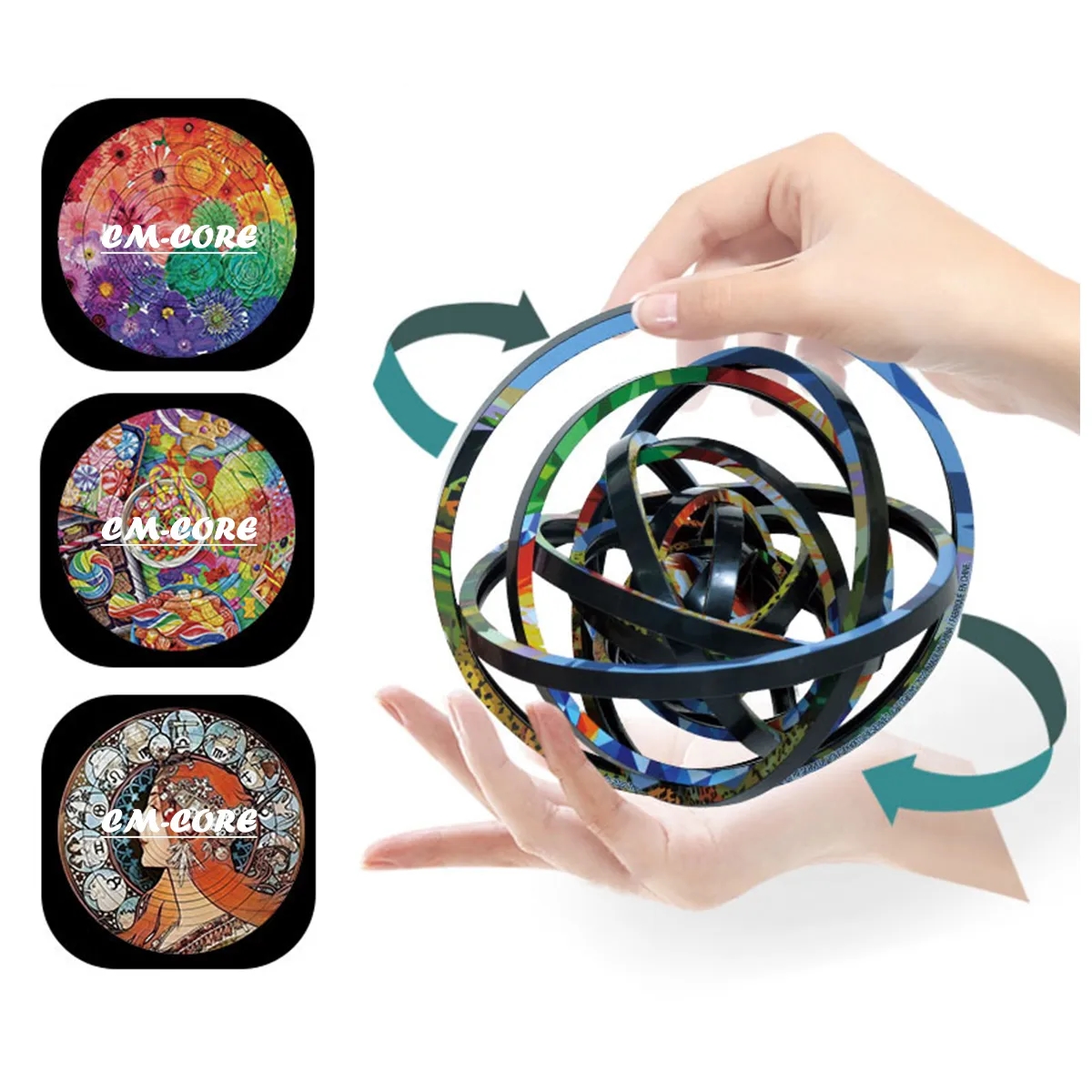 360 Degrees Spin Flip Puzzle 2