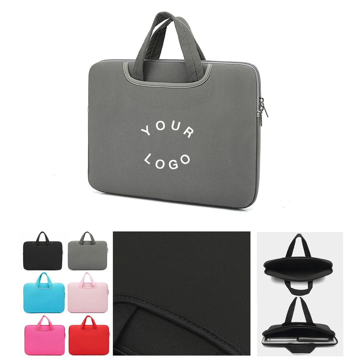 Shockproof Laptop Sleeve 14 Inch with Zipper Closure 2
