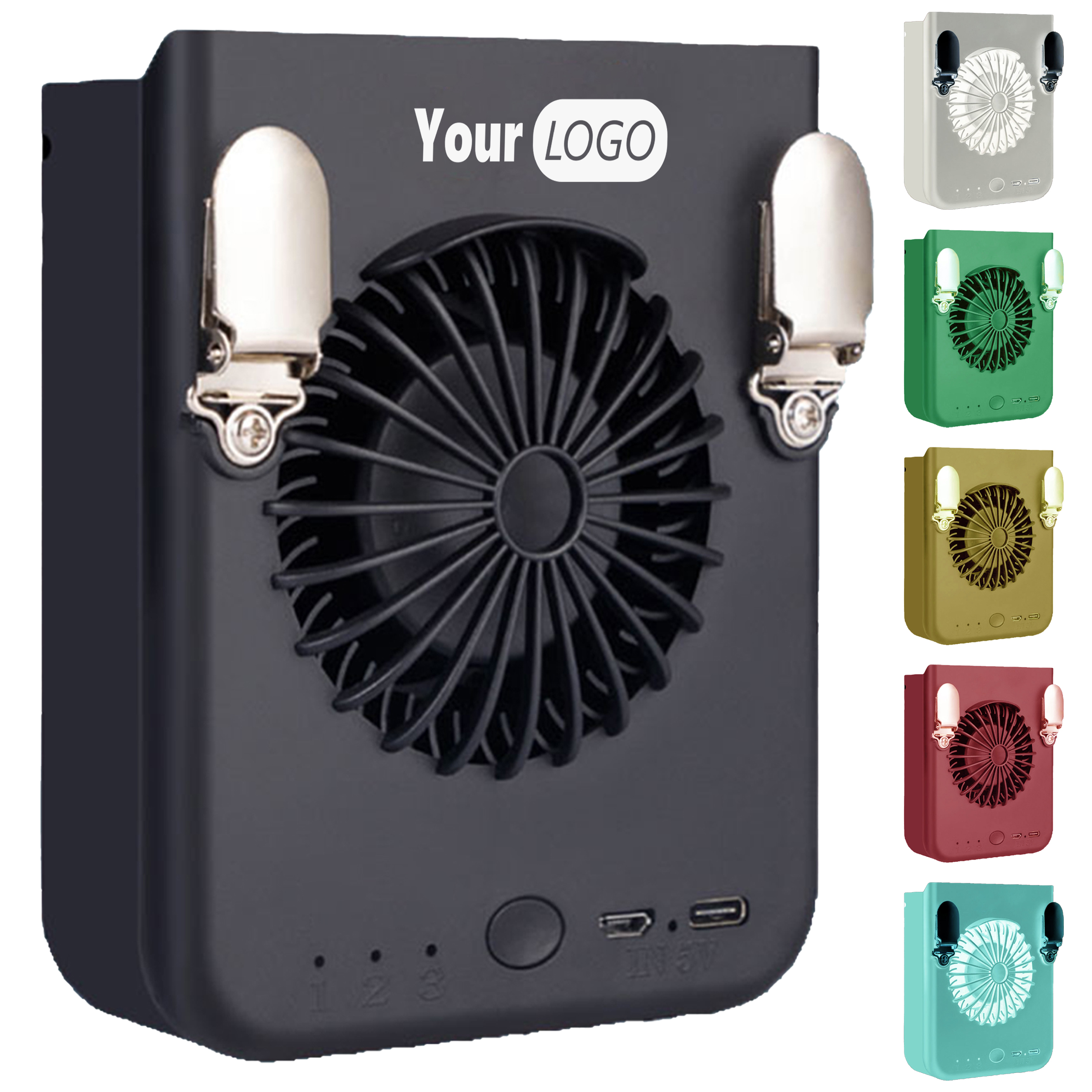 Abs Portable Waist Hanging Fan ?C Stay Cool And Hands-Free 1