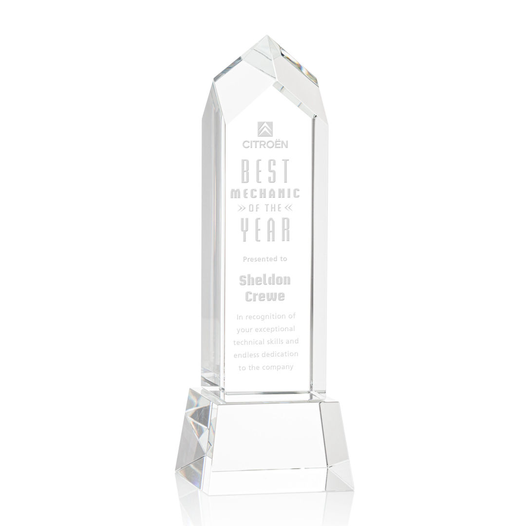 Clarington Award on Base - Clear