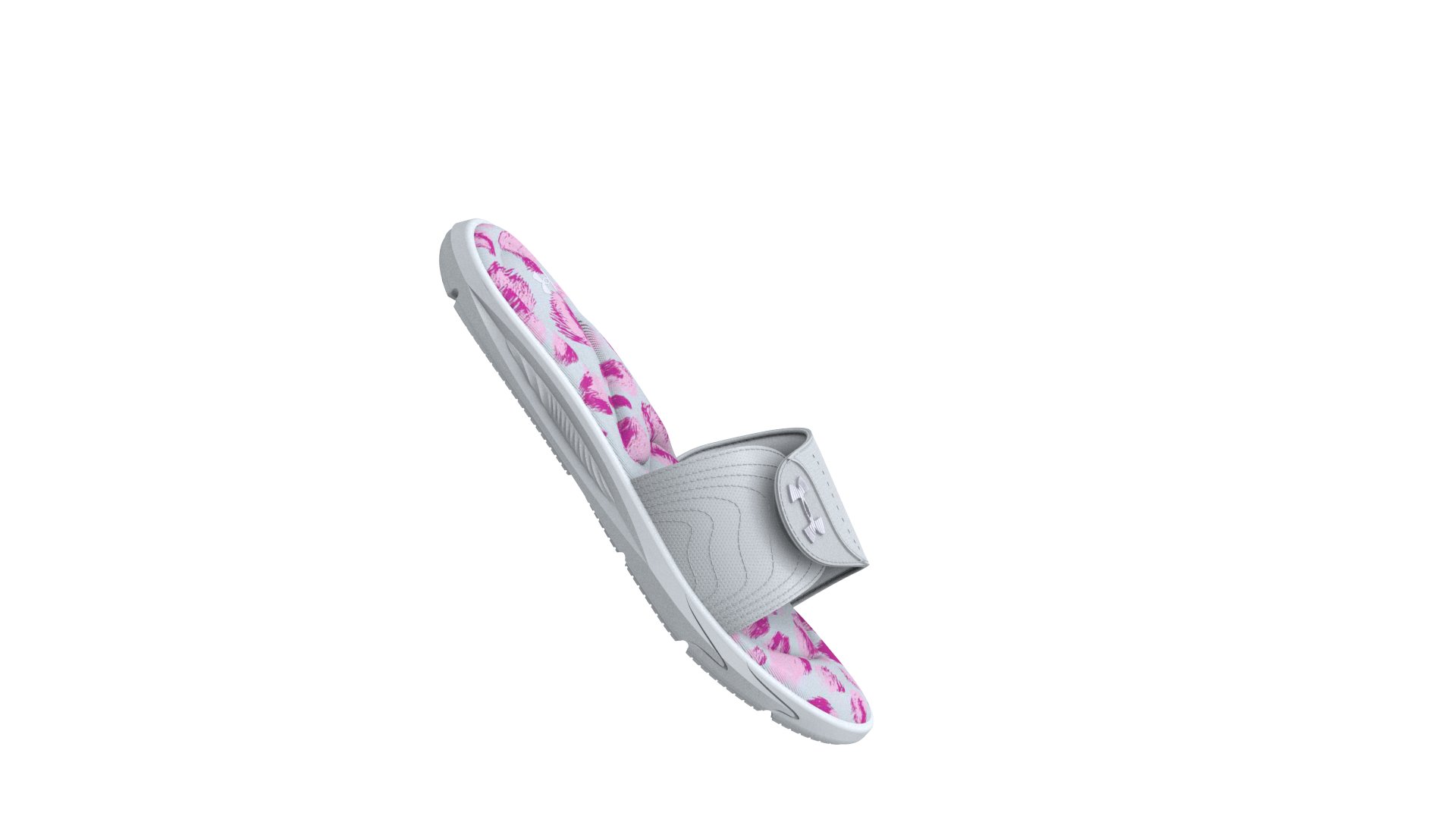 Girls' UA Ignite VI Graphic Footbed Slides 2