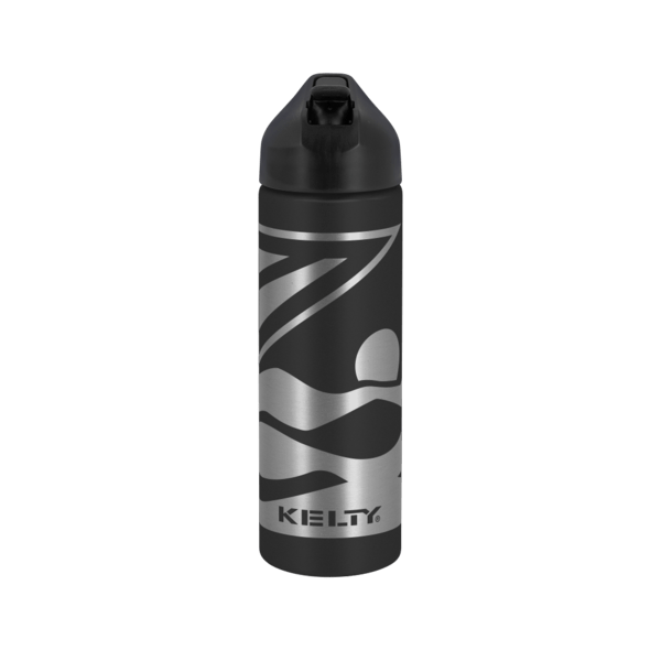 EasyFlow Recycled Aluminum Bottle w Straw Lid, custom water bottle with logo imprint 61