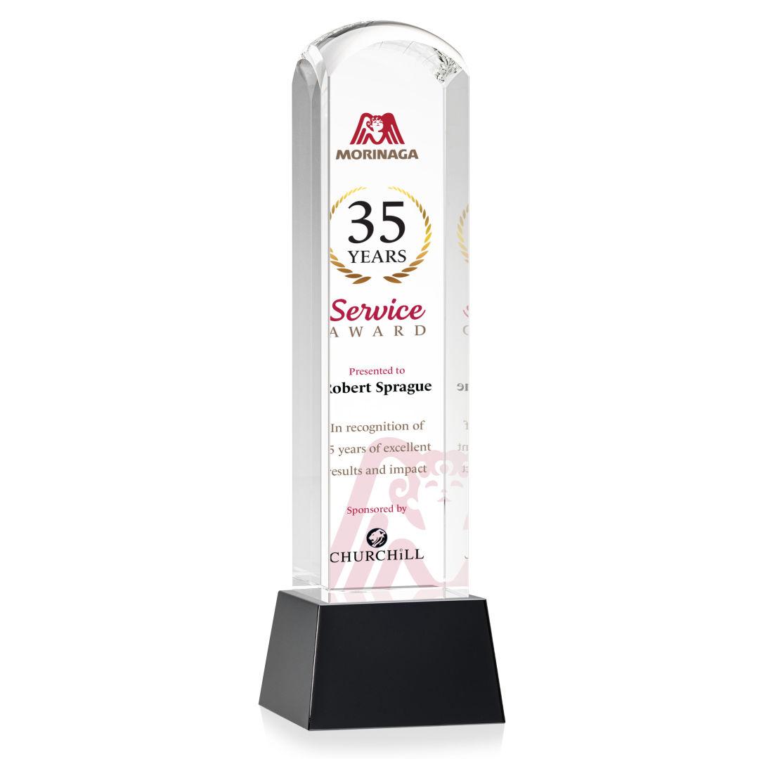 Silkwood VividPrint™ Award on Base - Black 2