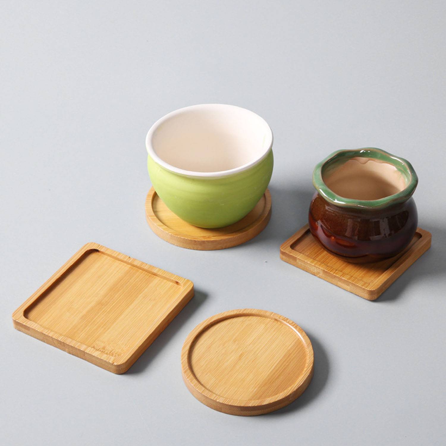 Bamboo Round Tray 7