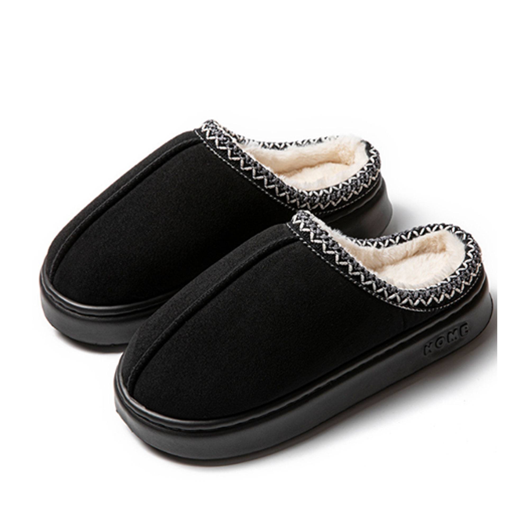 Suede Fleece Lined Indoor/Outdoor Slippers 2