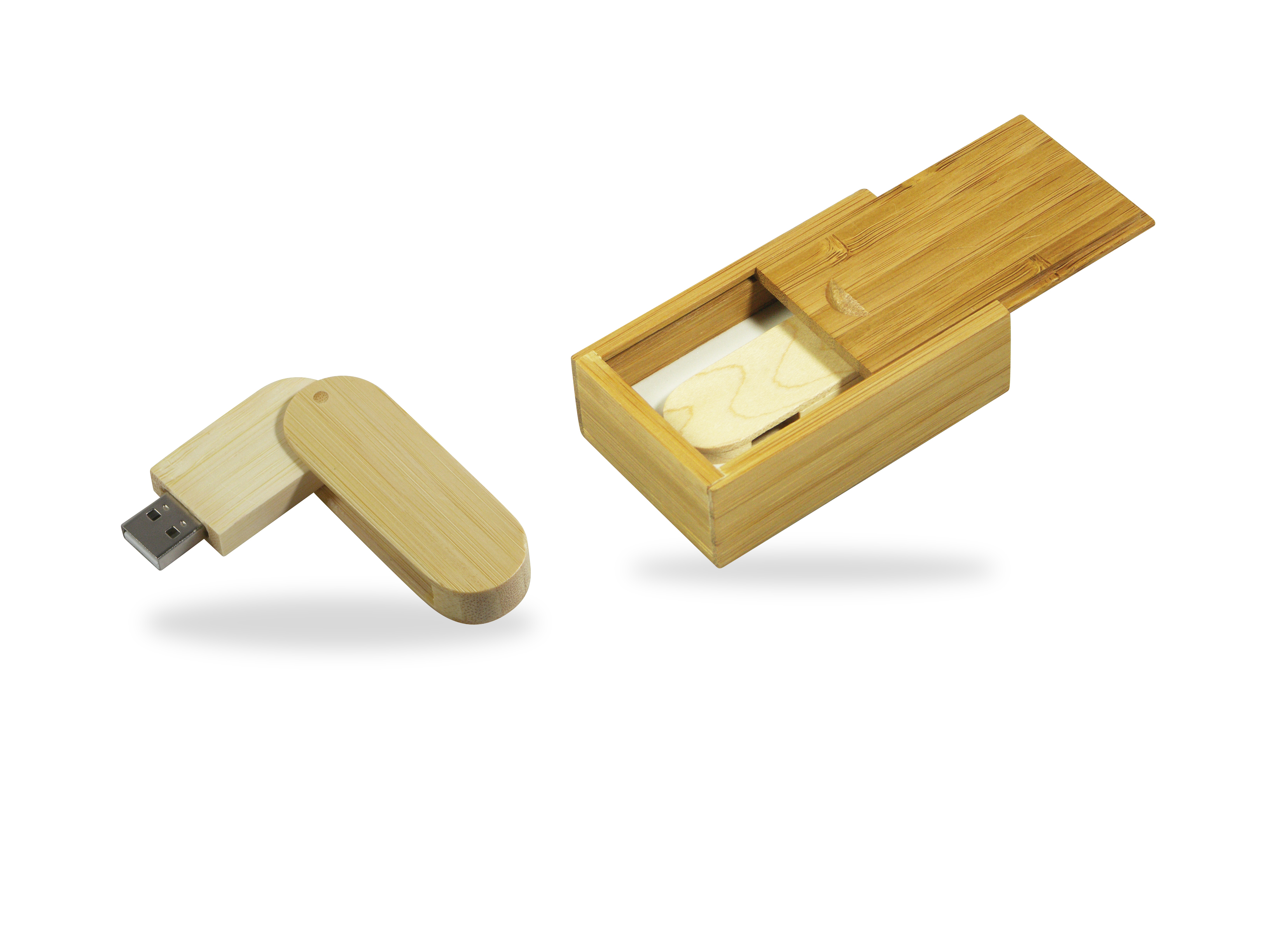 1032FMS - Wood Swivel Flash Memory Drive V2.0 2