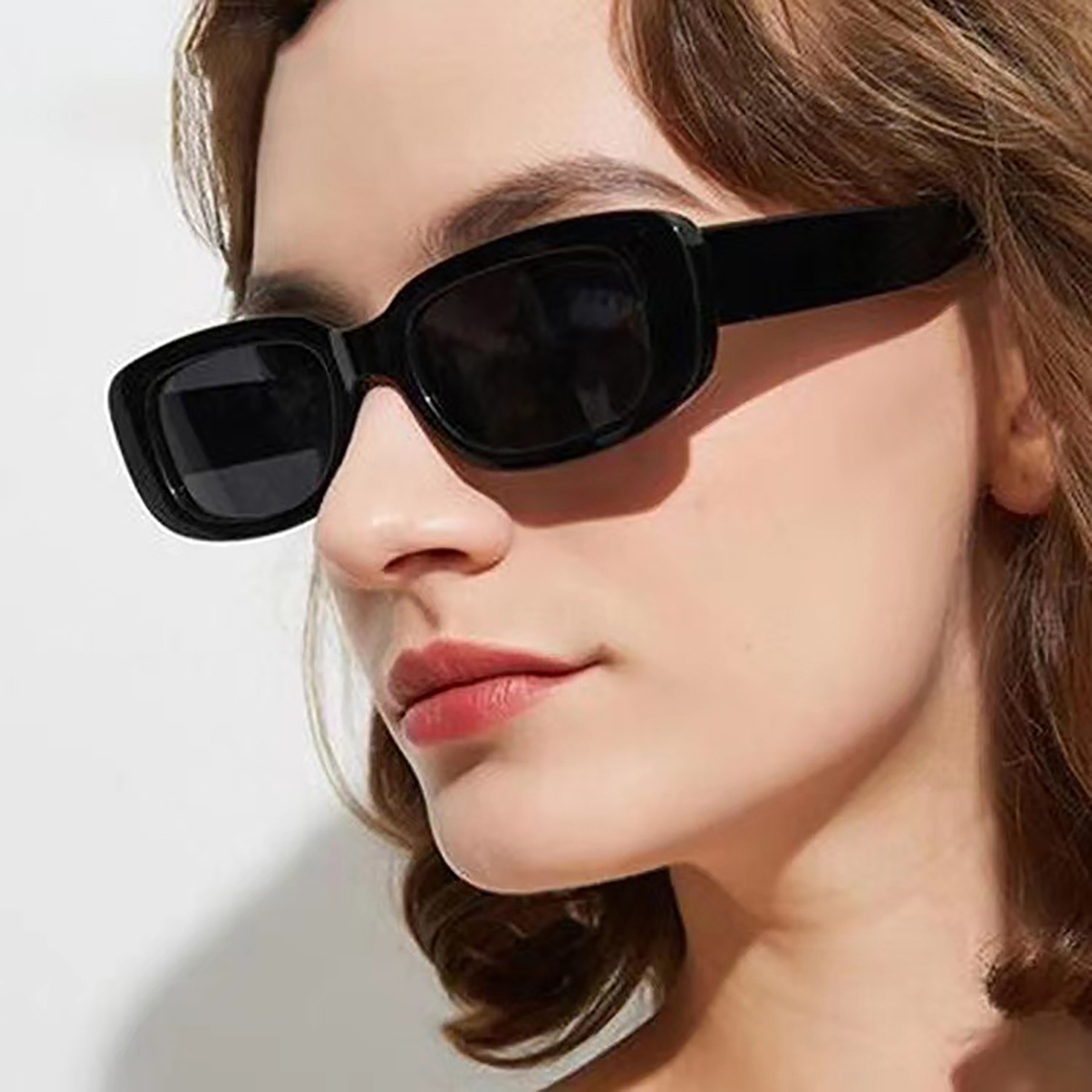 Retro Rectangle Sun Glasses 5