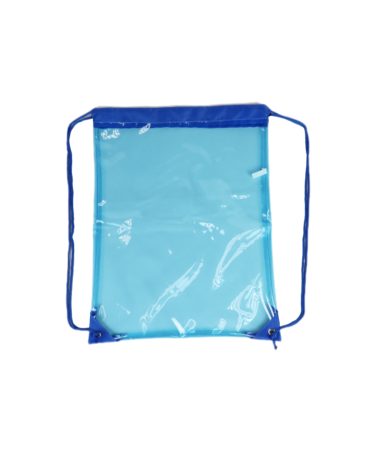 Union Printed - Clear Drawstring Bag 6