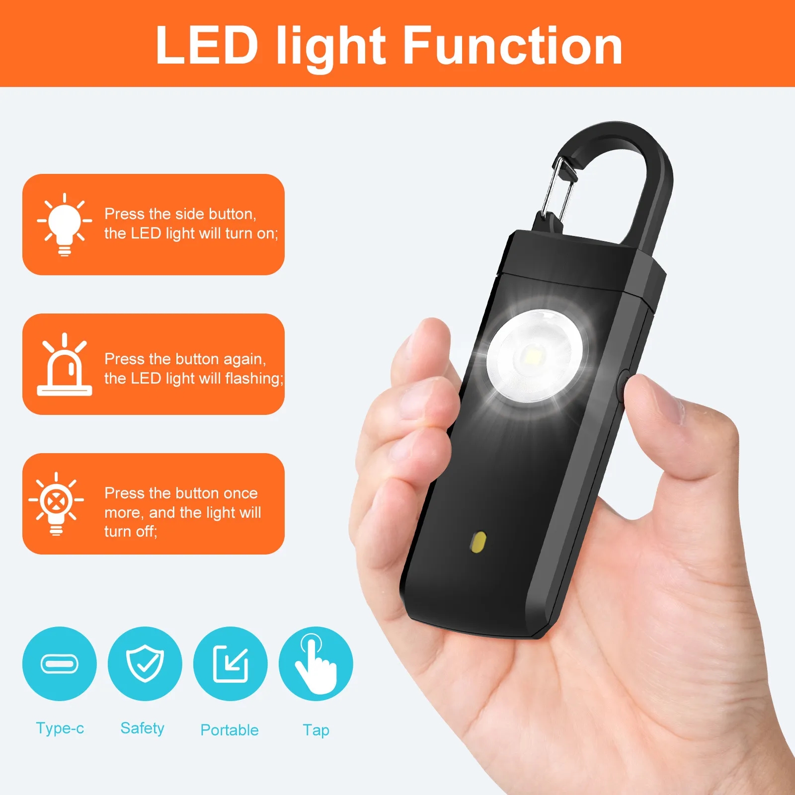 130DB Emergency Personal Safety Alarm 2
