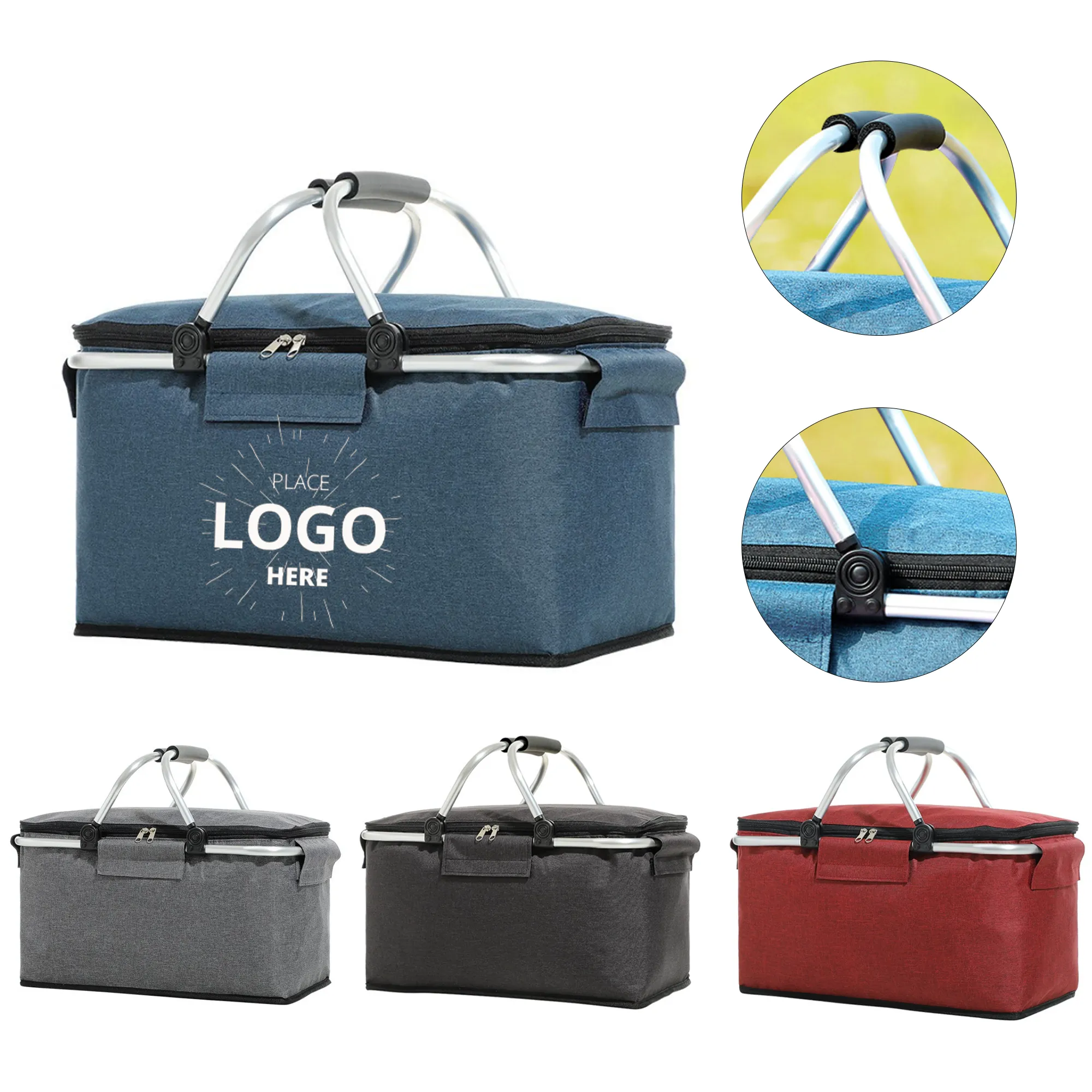 Collapsible Insulated Picnic Basket 4