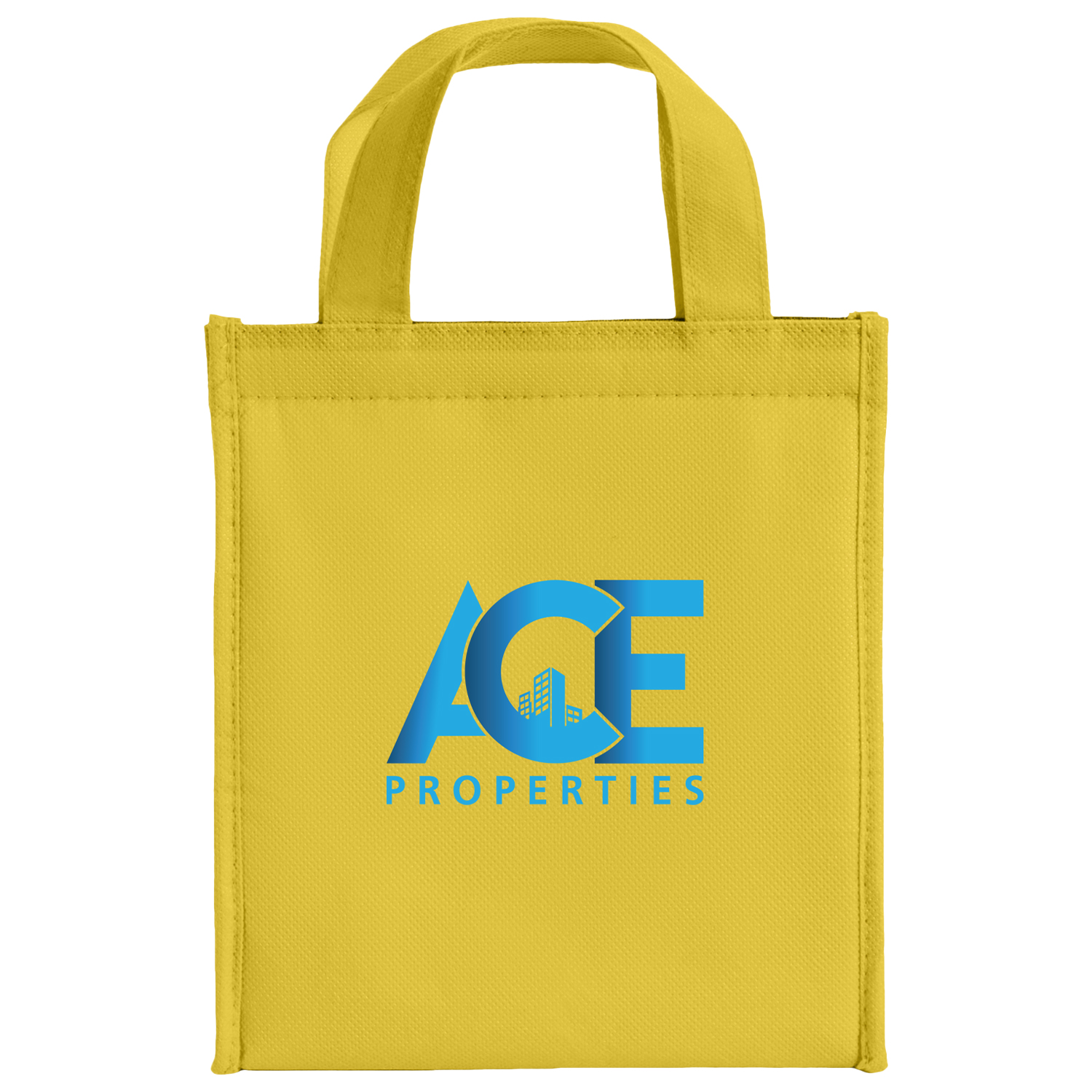 Non-woven Insulated Lunch Tote Bag w/ Self Fabric Handles 4