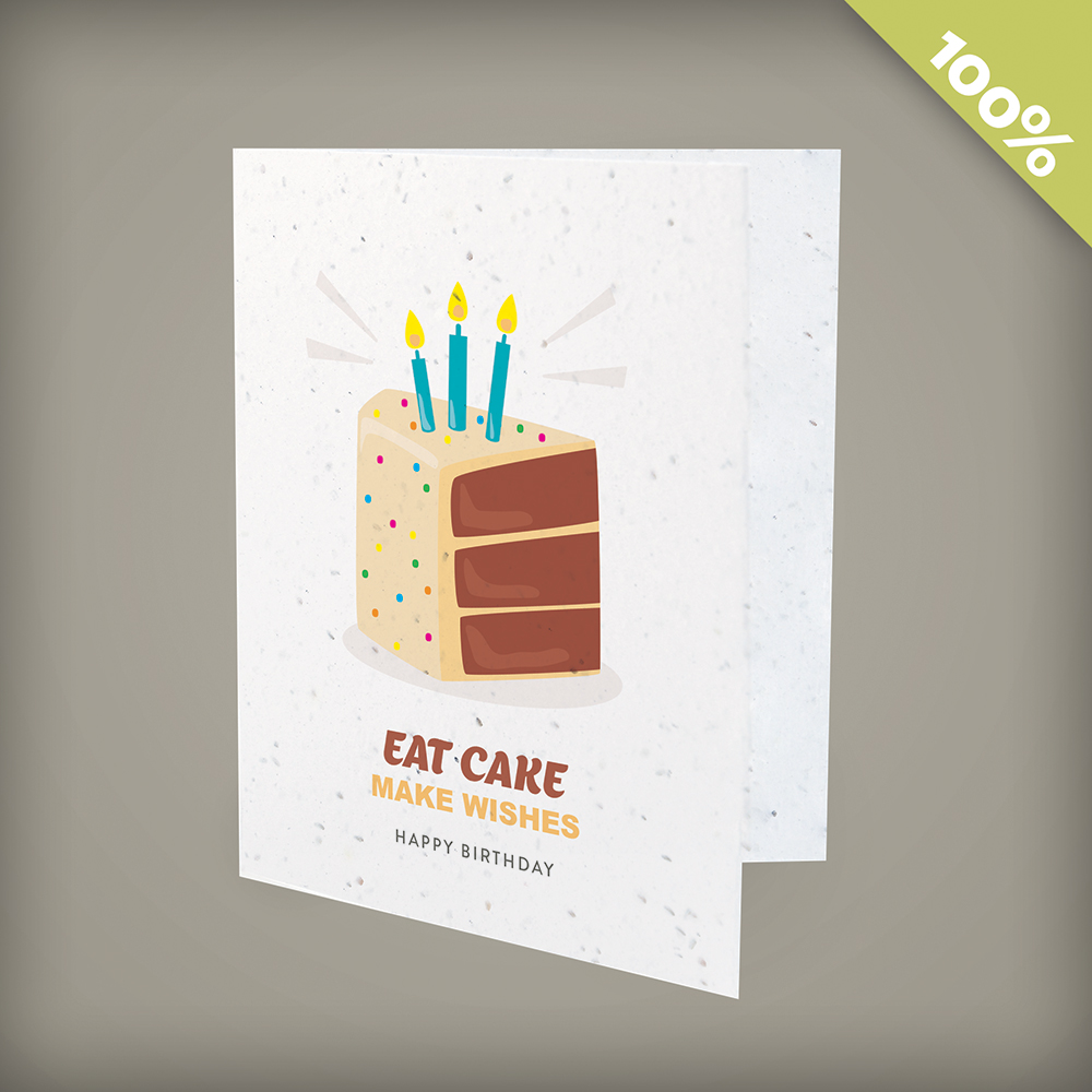 Eat Cake Plantable Corporate Birthday Cards 4