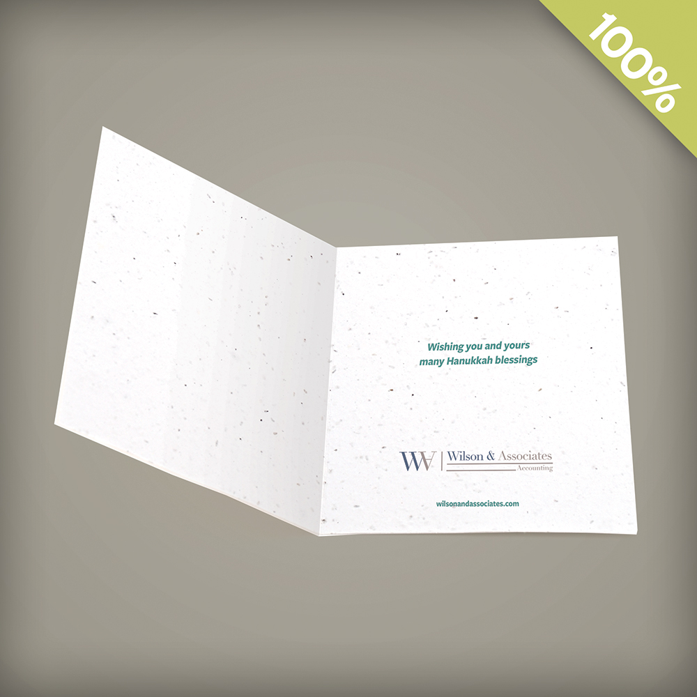 Menorah Business Hanukkah Cards 9