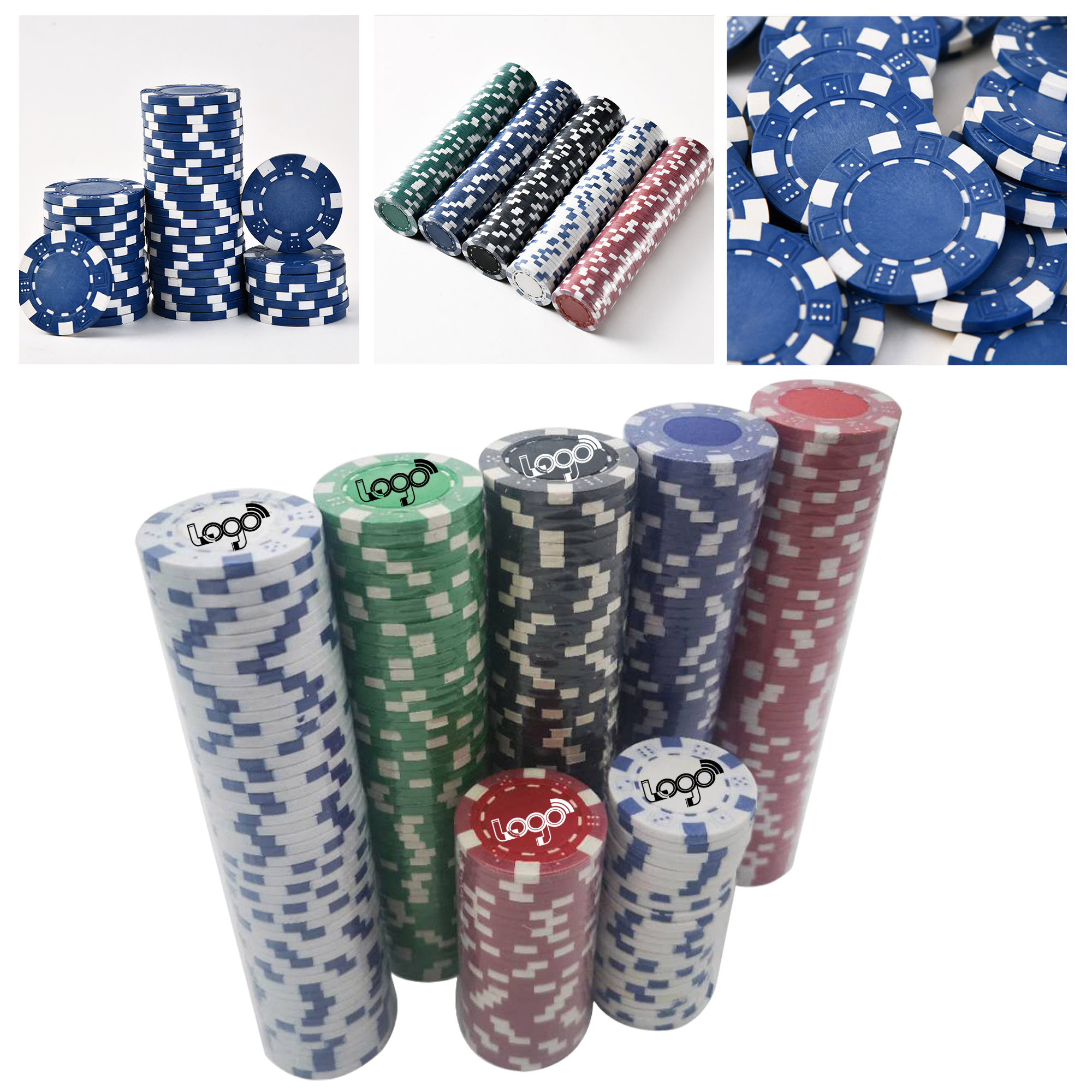 Premium Clay Poker Chips with Metal Core for Smooth Gameplay 1