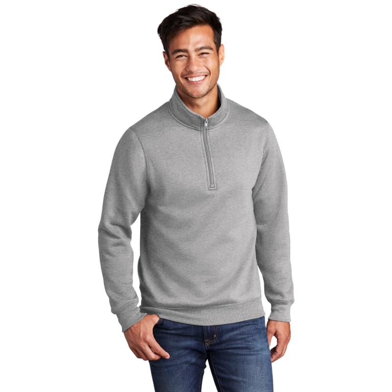 Port & Company Core Fleece 1/4-Zip Pullover Sweatshirt, custom hoodie or sweatshirt with logo imprint 21