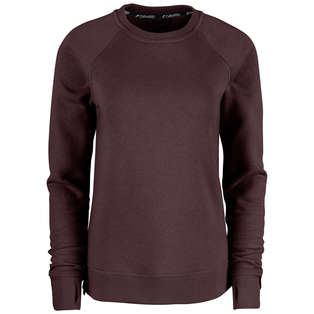 Victory Fleece Women's Split Hem Crew 11