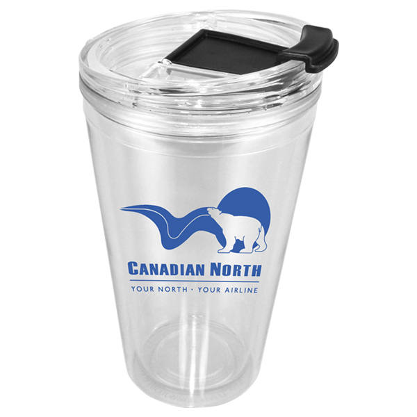 16 oz. Victory Acrylic Tumbler with Flip Top Lid 4