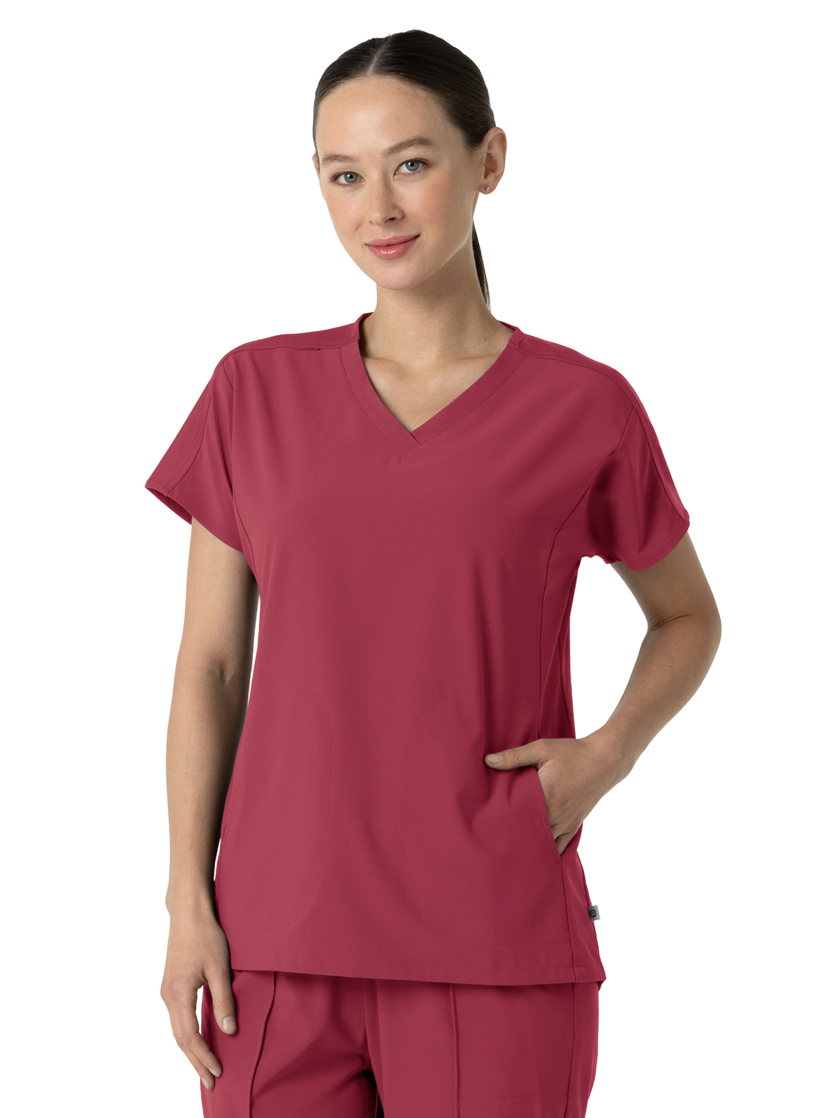Wink - Renew - Women's Two-Pocket V-Neck Tunic Scrub Top 20