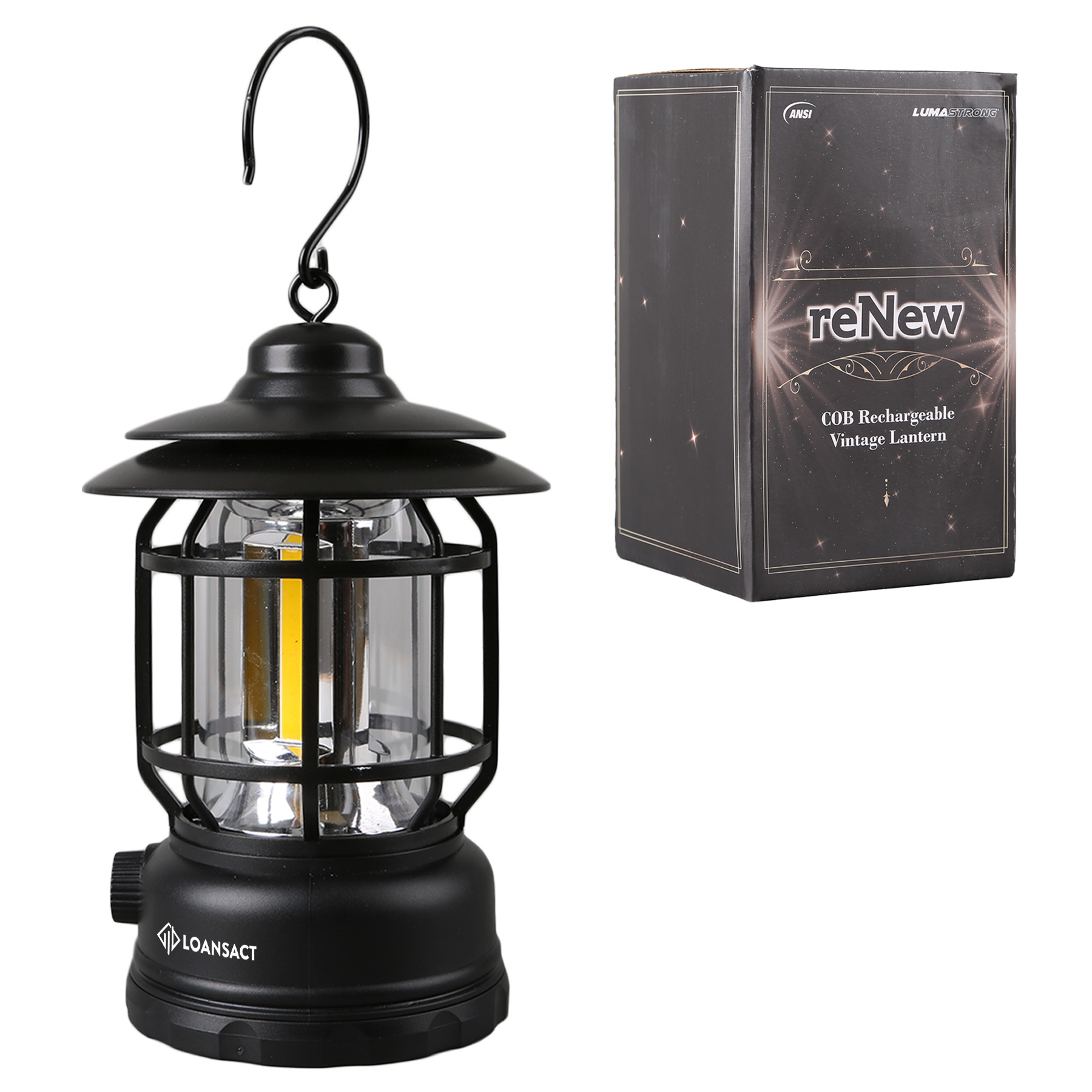 reNew COB Rechargeable Vintage Lantern 3