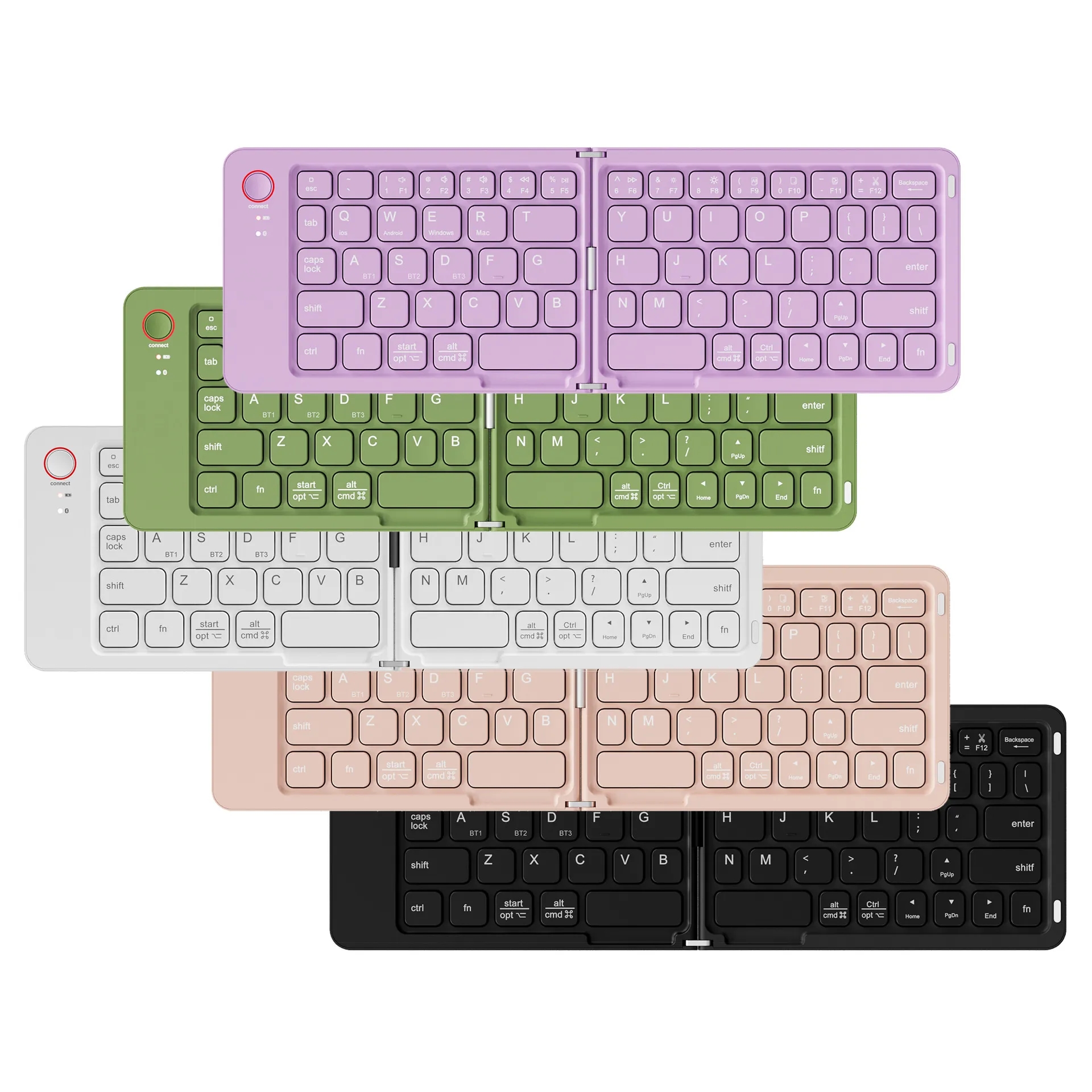 Mini Foldable Bluetooth Wireless Keyboard 8
