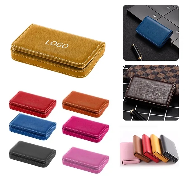 PU Leather Business Card Holder 4
