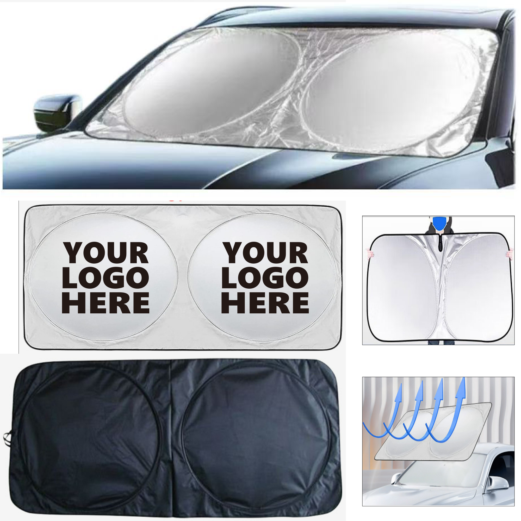 Foldable Car Windshield Sun Blocker 2