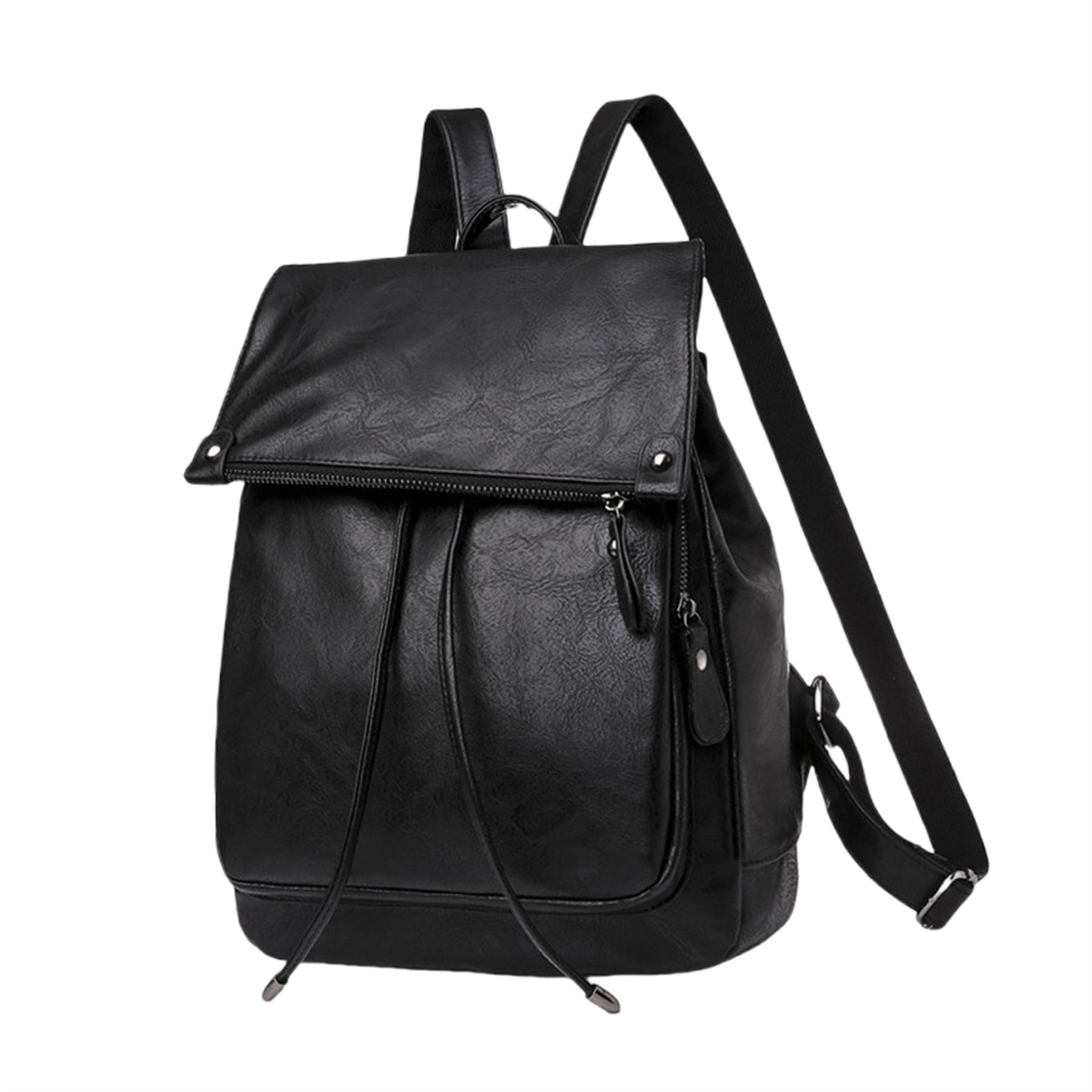 Soft leather backpack 8