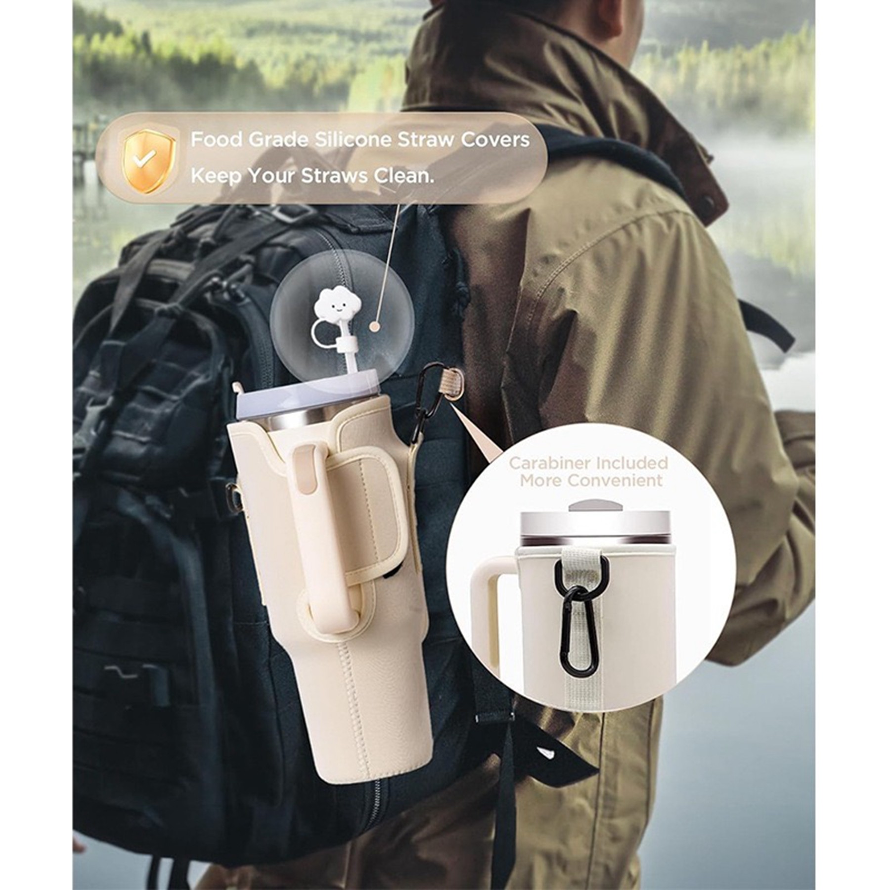 Storage Bag For Tumbler With Shoulder Strap 3