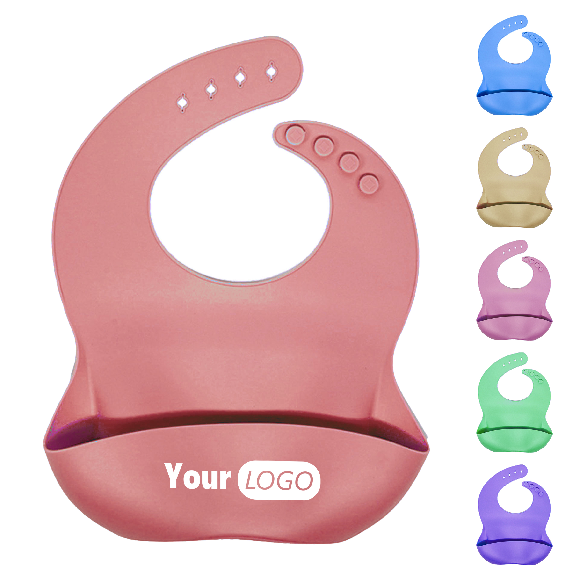 Silicone Baby Food Bib 2