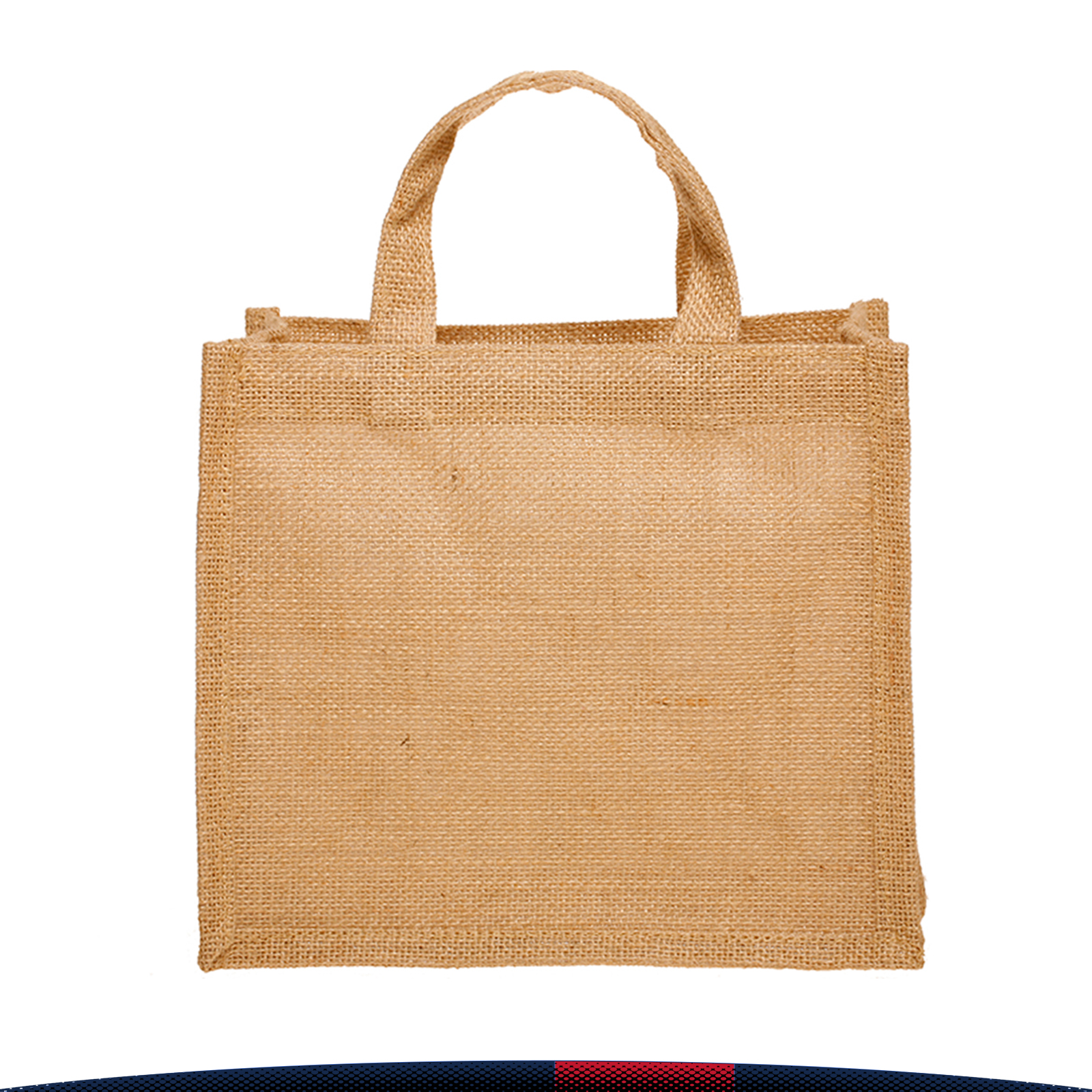 Kakome Jute Bags, custom tote bag with logo imprint 5