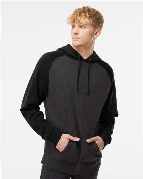 Unisex Raglan Hooded Sweatshirt - IND40RP 5