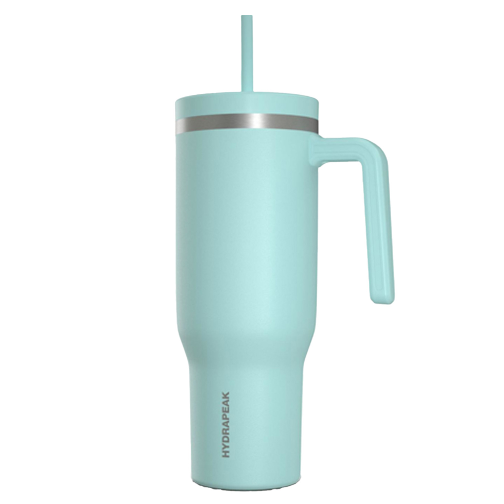 40 oz Hydrapeak® Stainless Steel Insulated Voyager Tumbler With Handle and Straw Lid