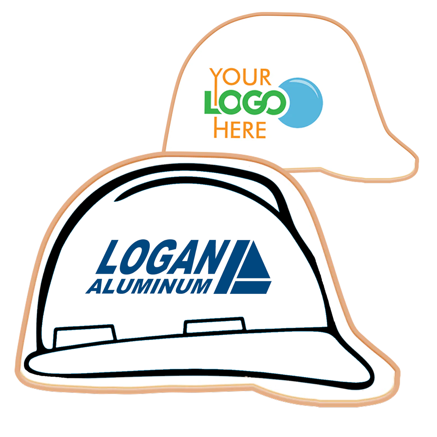 Hard Hat Shaped Logo Sugar Cookie 2