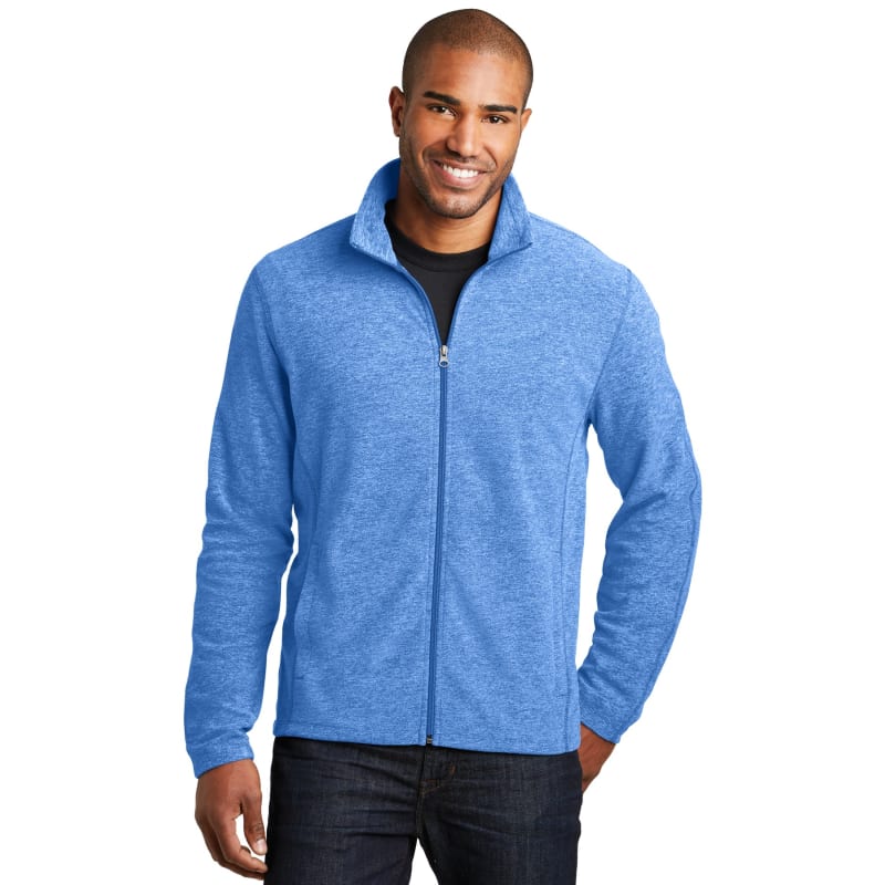 Port Authority Heather Microfleece Full-Zip Jacket. 15
