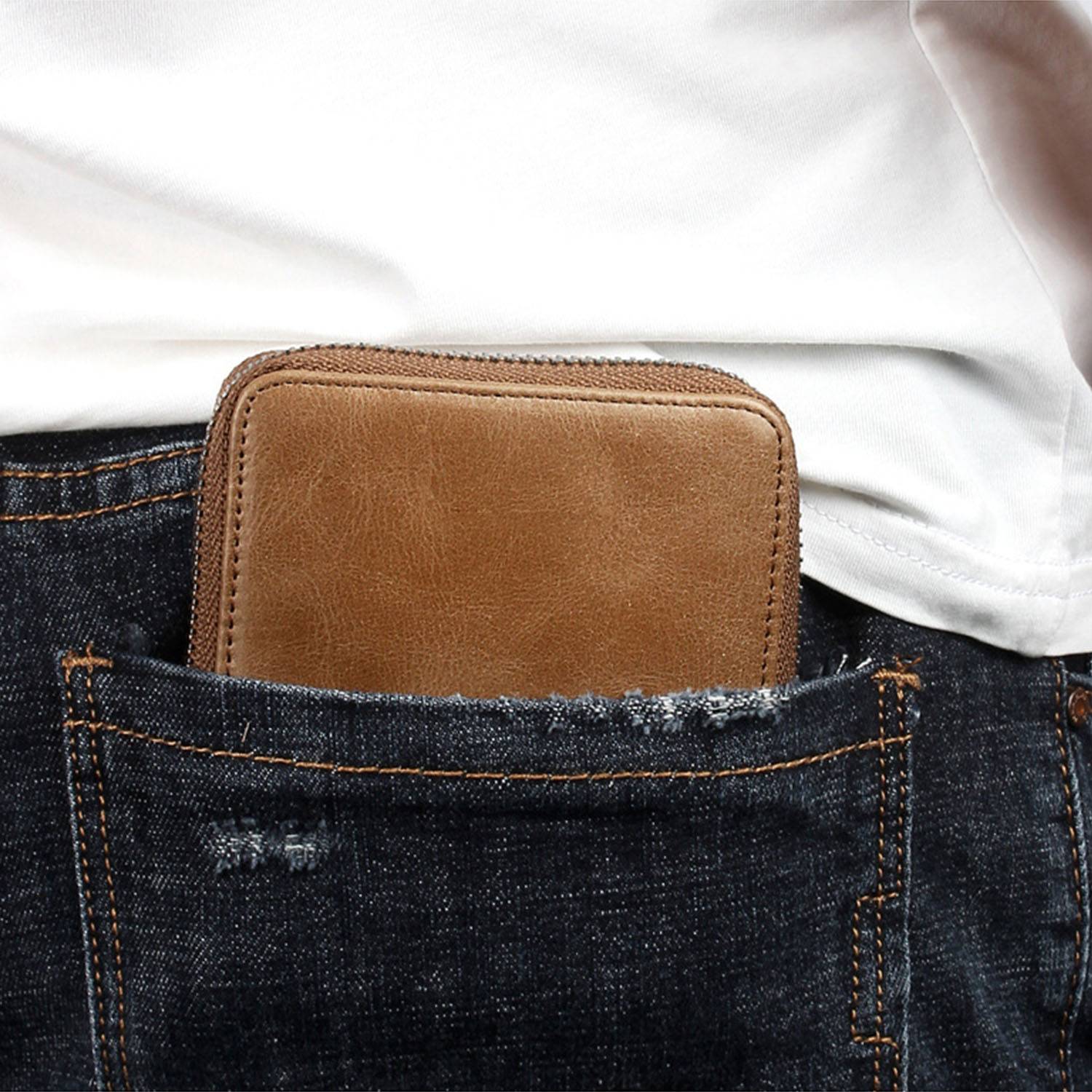 PU Leather Hand-hold Wallet For Man 4
