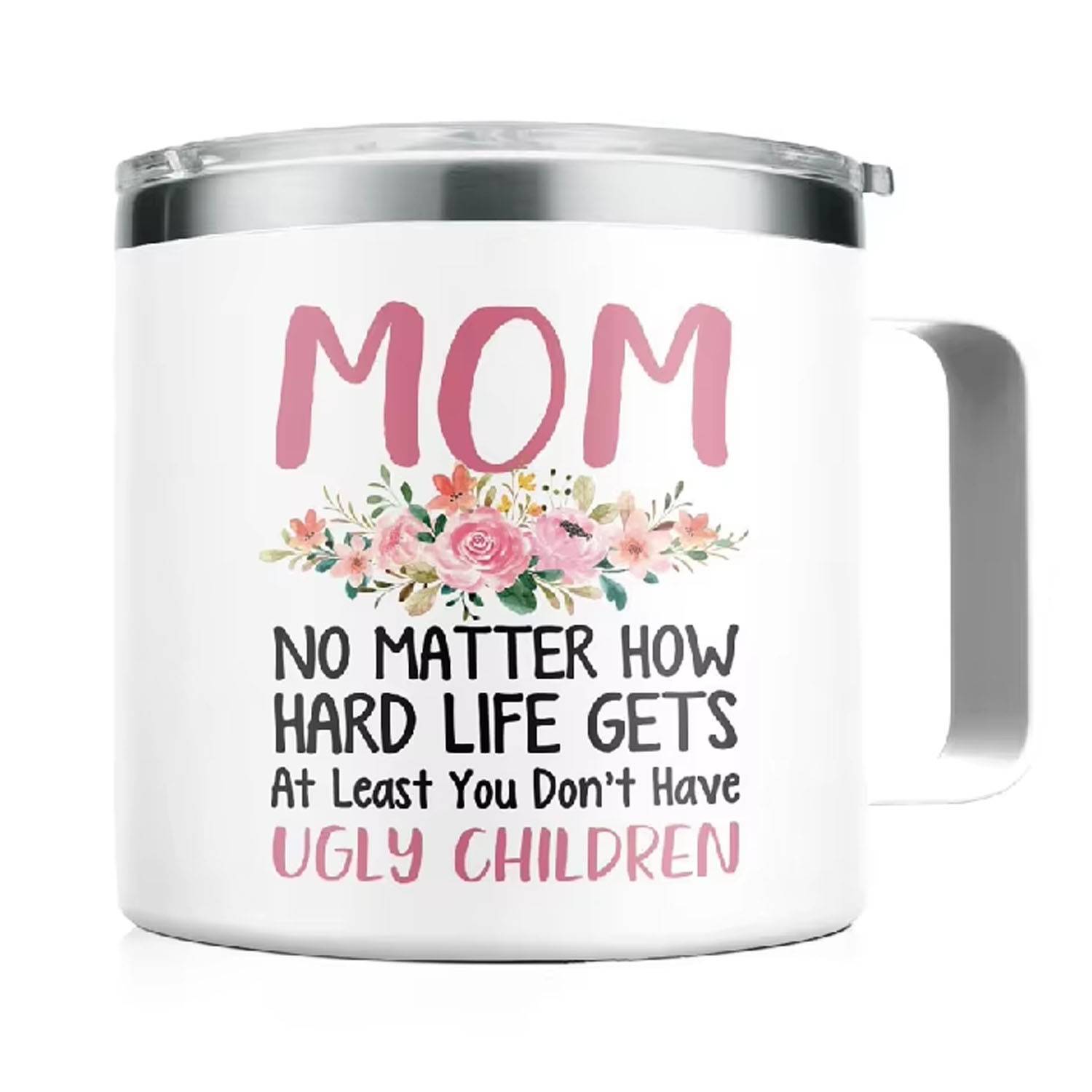 14oz Stainless Steel Insulated Mug w/ Handle 4