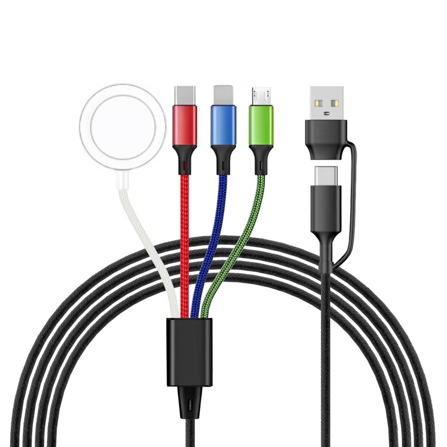Magnetic 4-in-1 Charging Cable for Phone & Watch 3