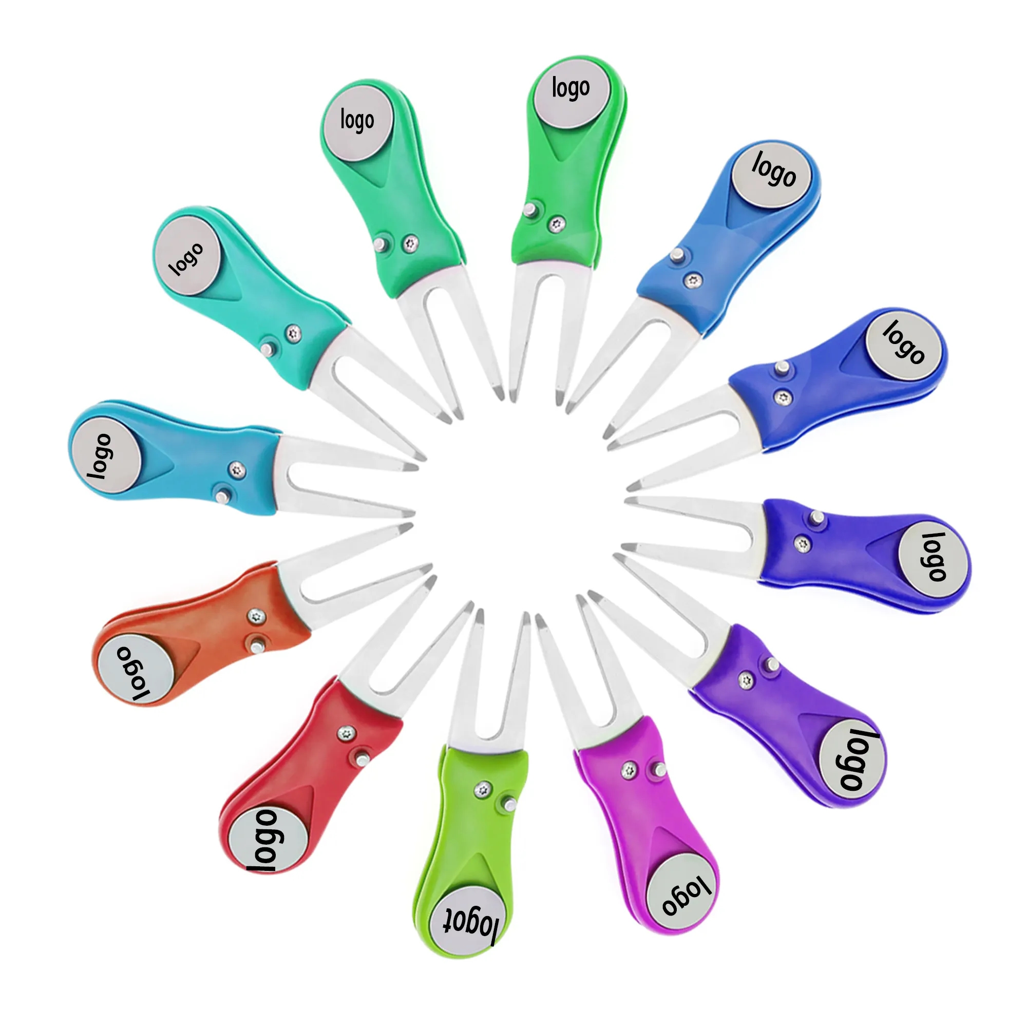 Foldable Golf Divot Repair Tool