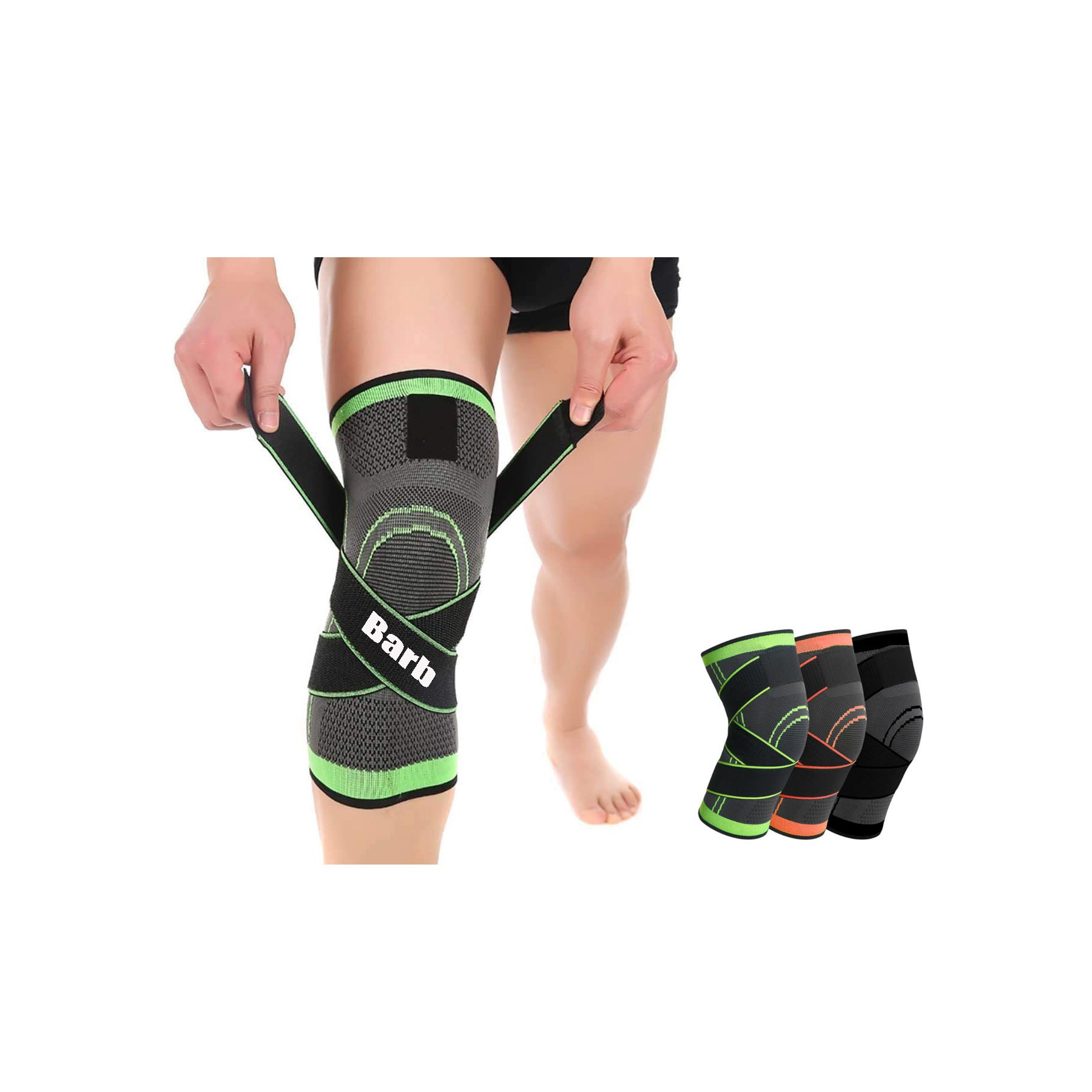 Breathable Sport Knees Brace Compression Fit Support 3