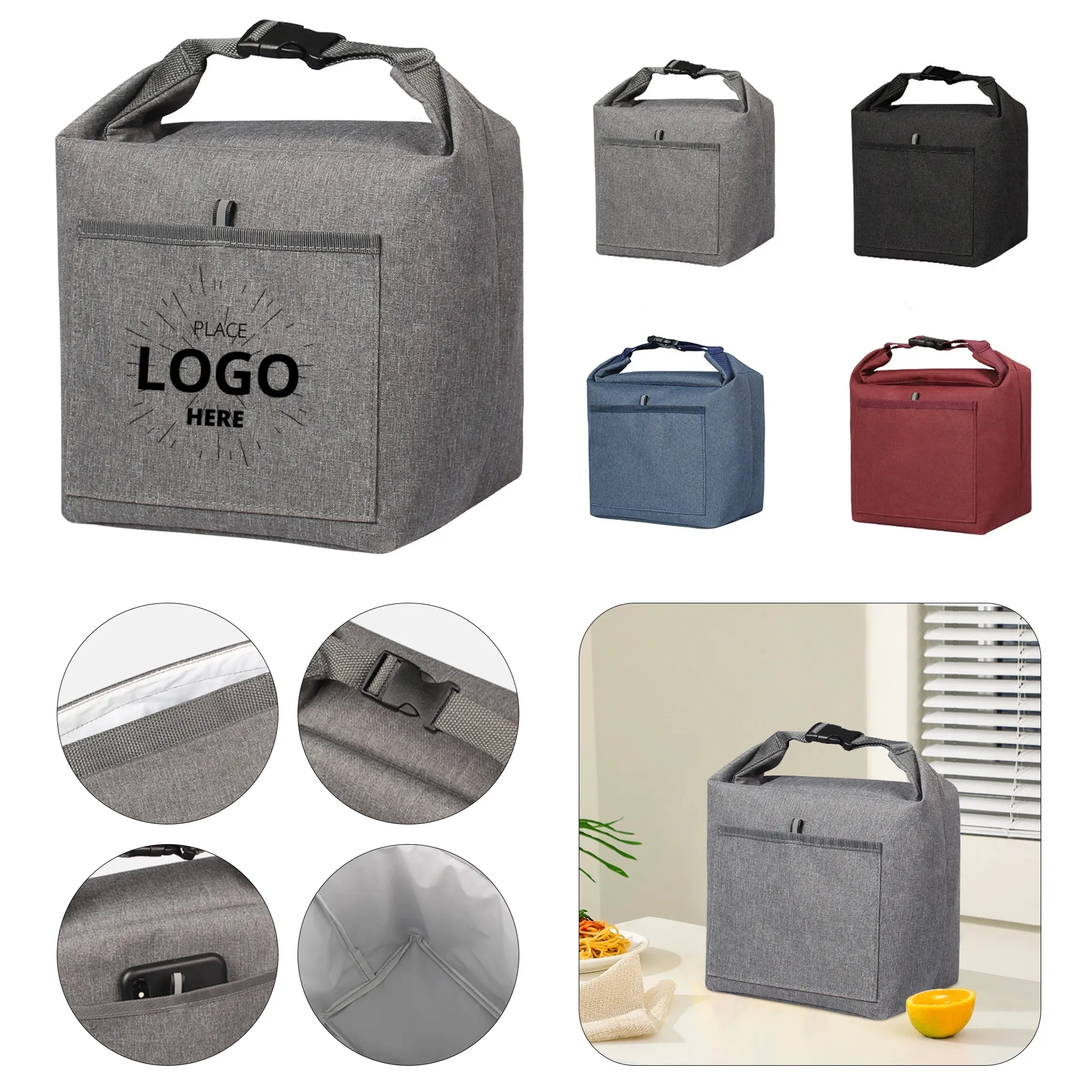 Insulated Lunch Bag With Terry 2
