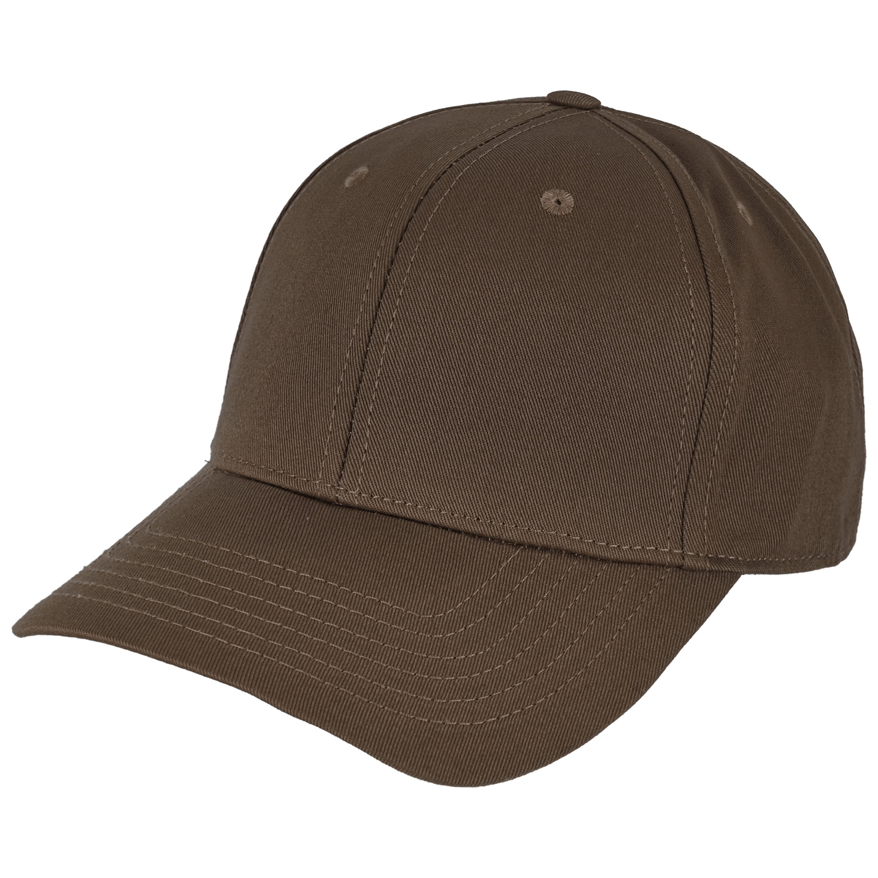Classic 6-panel Curved Brim Baseball Cap With Plastic Snapback Clousure (MOQ: 1pc) 13