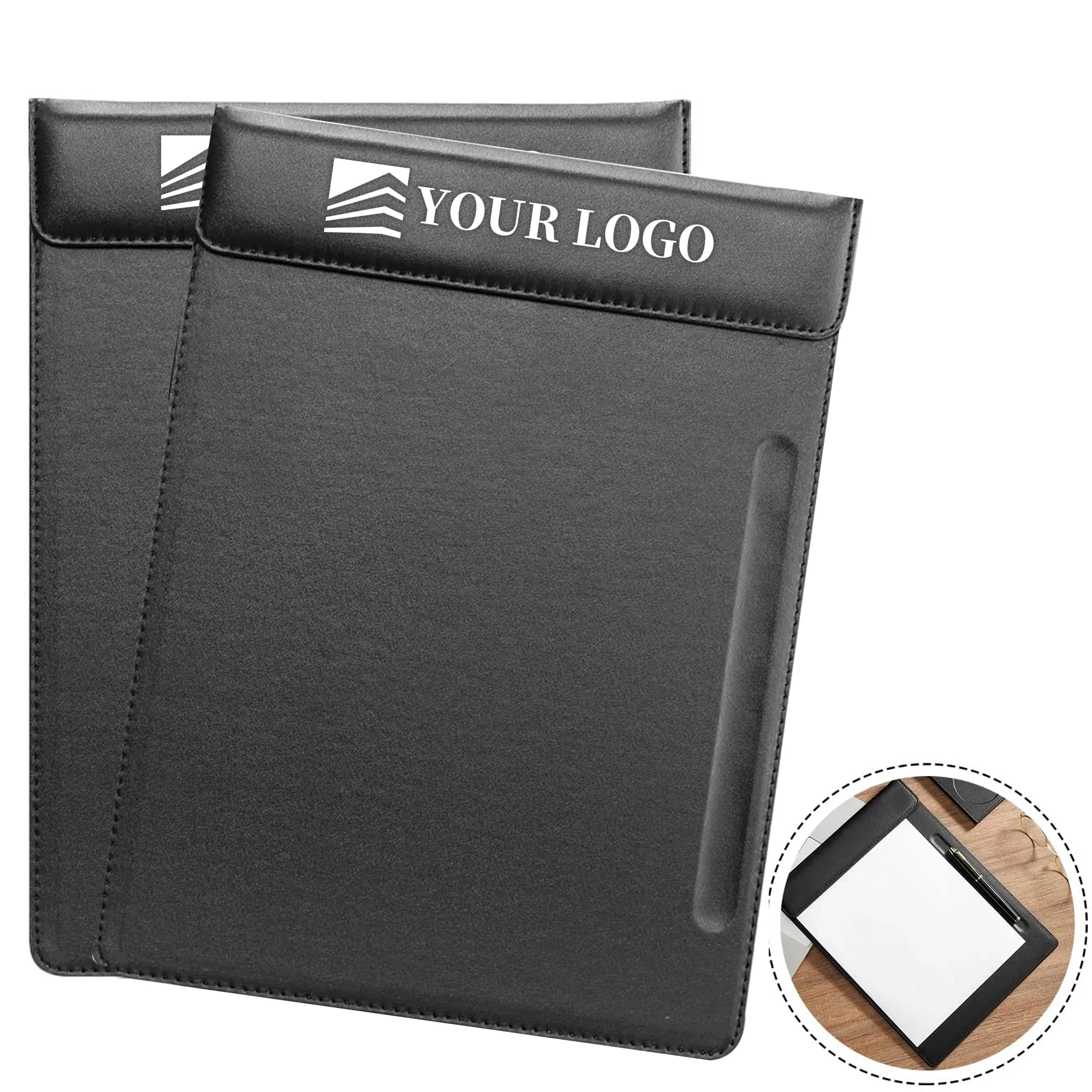 Magnetic Clipboard Leather Writing Folder 2