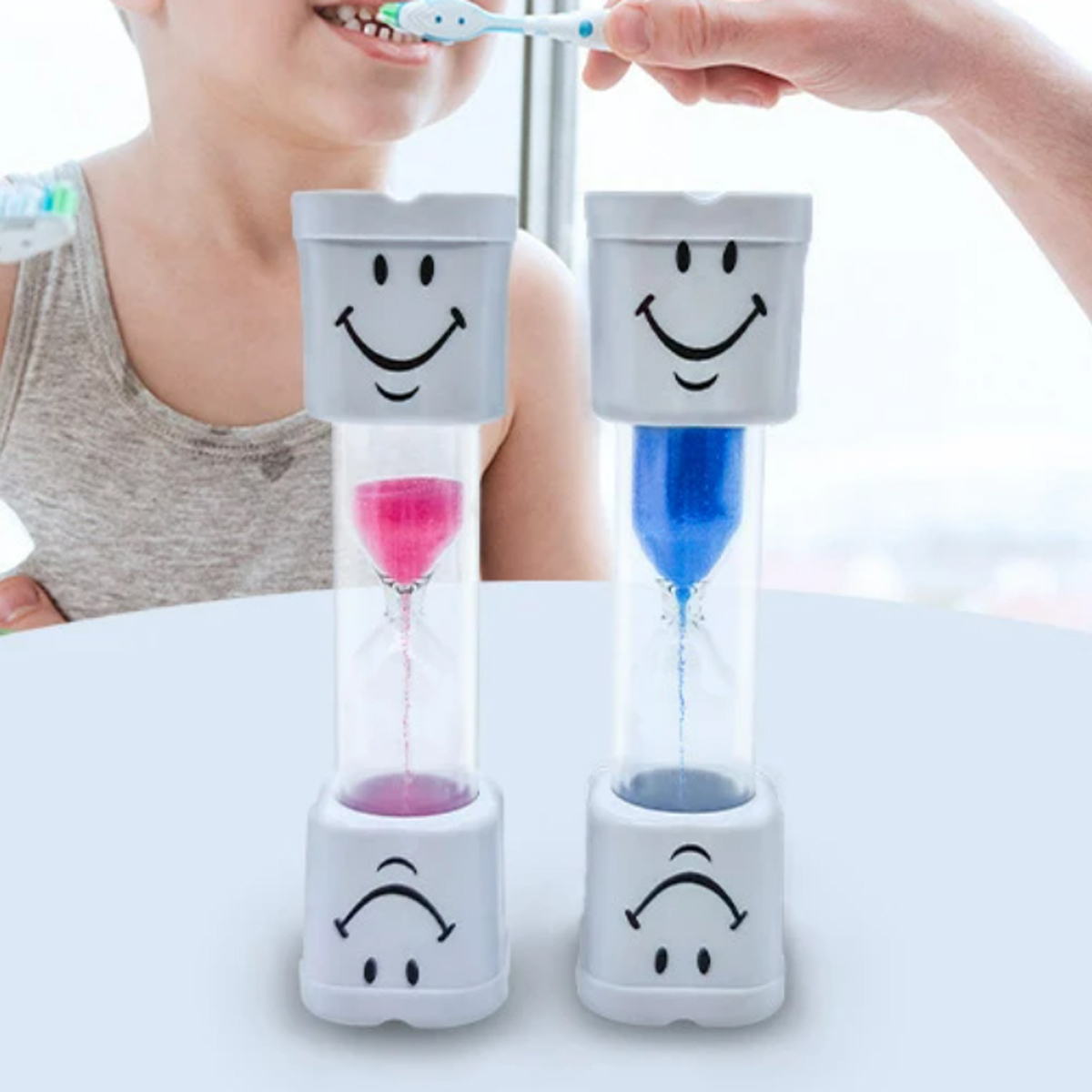 Tooth Shaped Smile Sand Timer for Dental Promotions 2