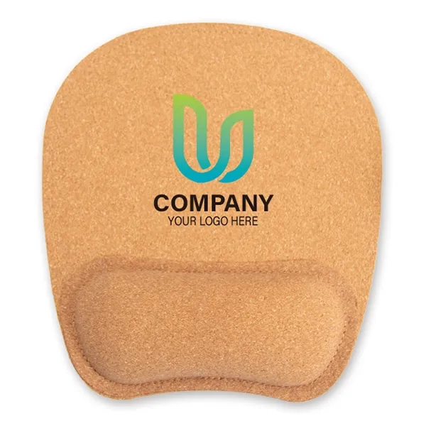 Custom Cork Mouse Pad With Wrist Rest 5