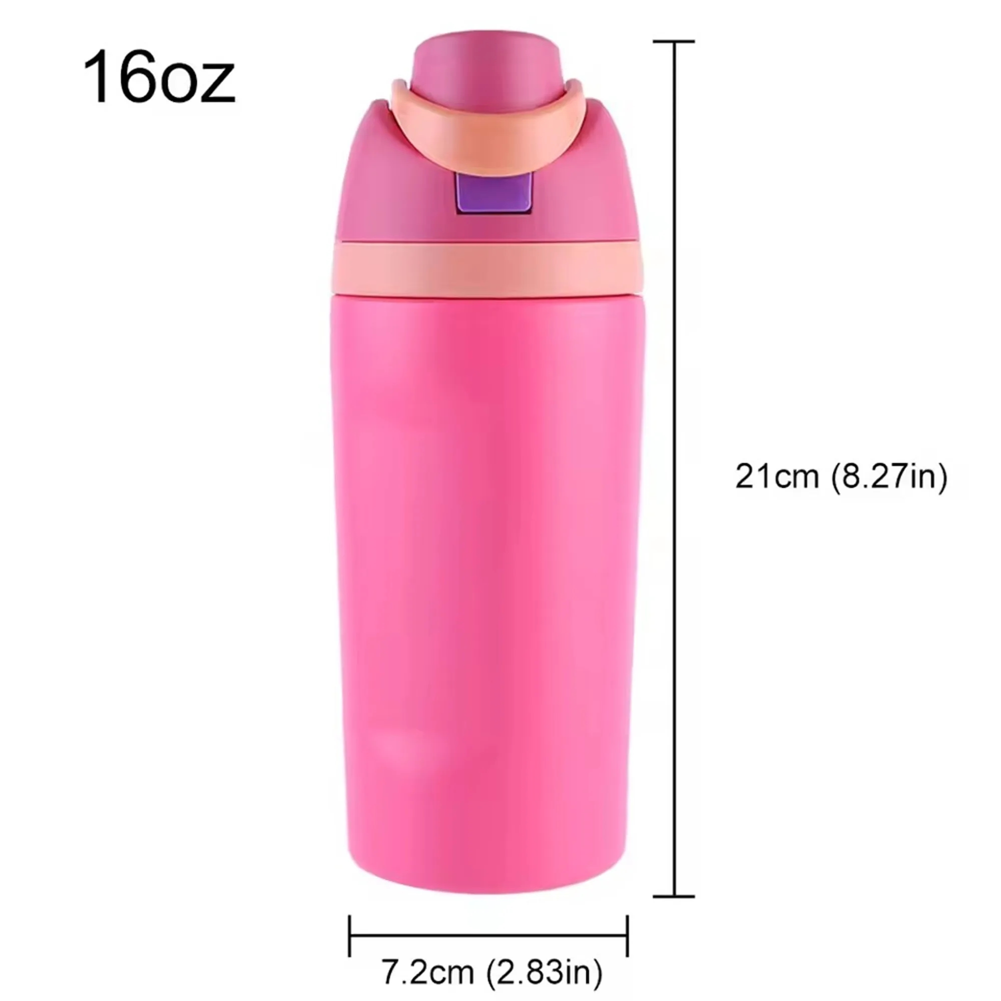 Full Color 16/19/24/32OZ Insulated Sports Water Bottle 1