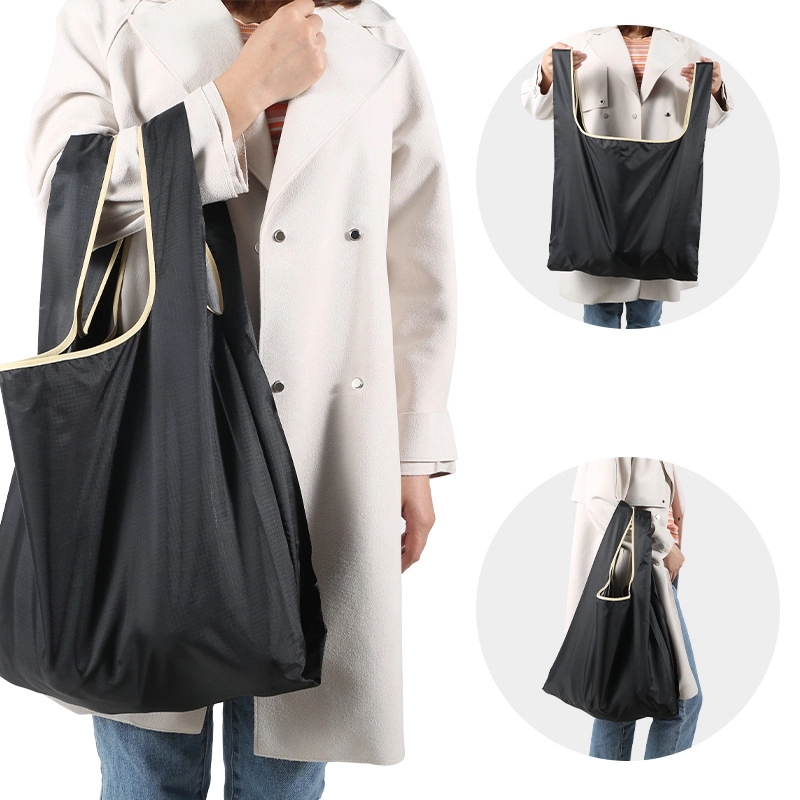 Portable Oxford folding tote shopping bag 2