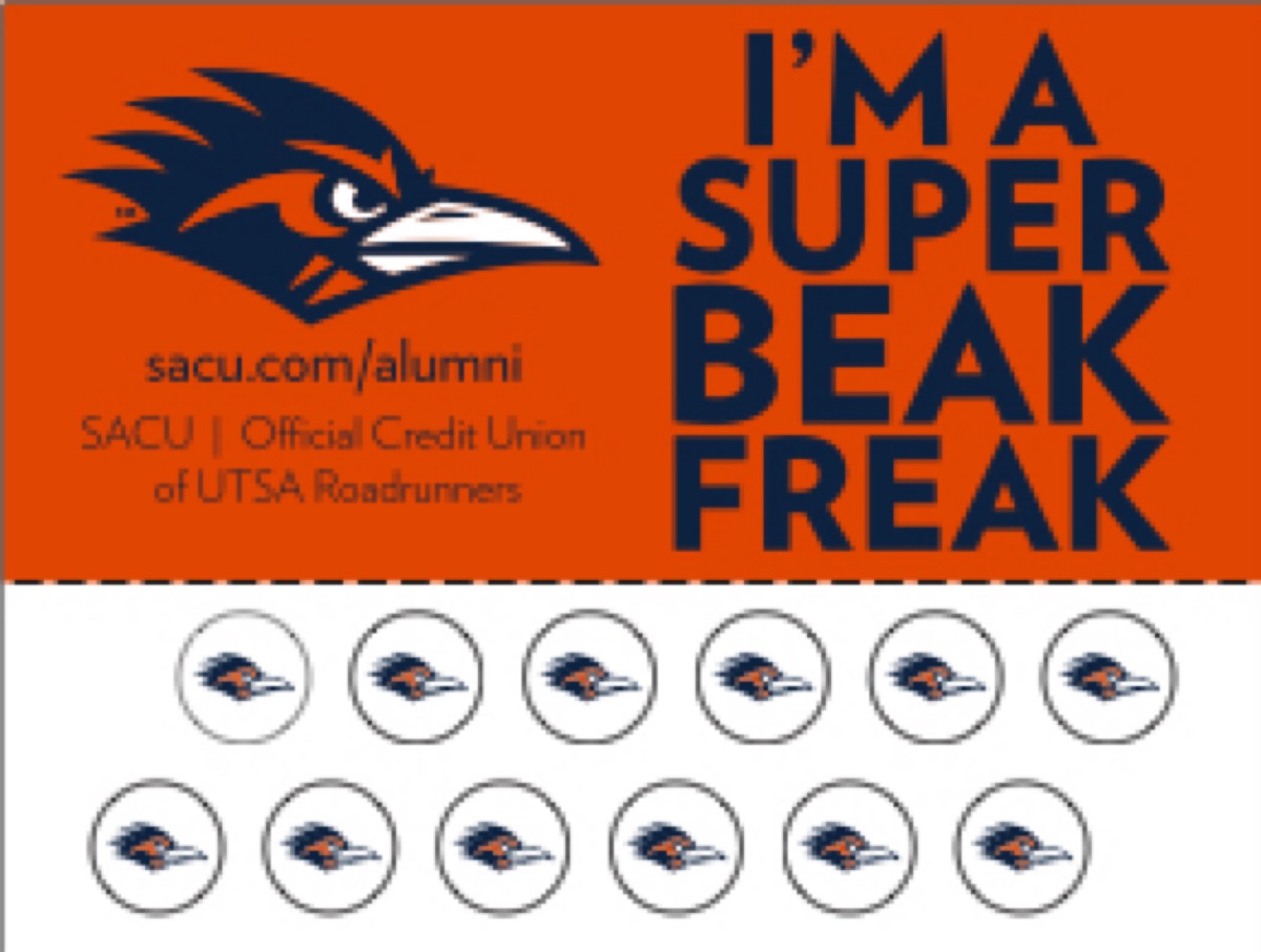 Waterless Peel & Stick Tattoo Custom Promotional Card (3.5"x2.75") 5