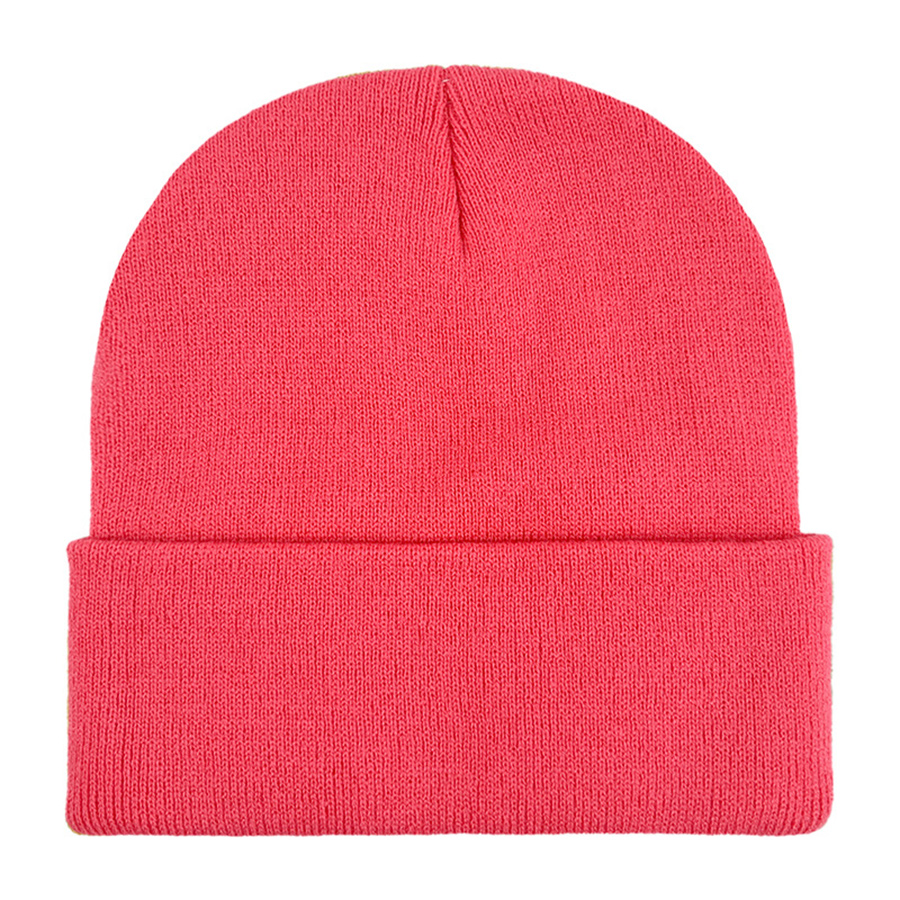 Classic Ribbed Cuffed Beanie with Custom Logo - 100% Acrylic 36