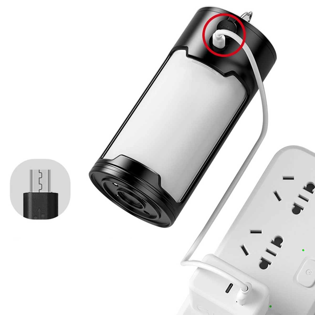 Led Retro Rechargeable Camping Lantern 1