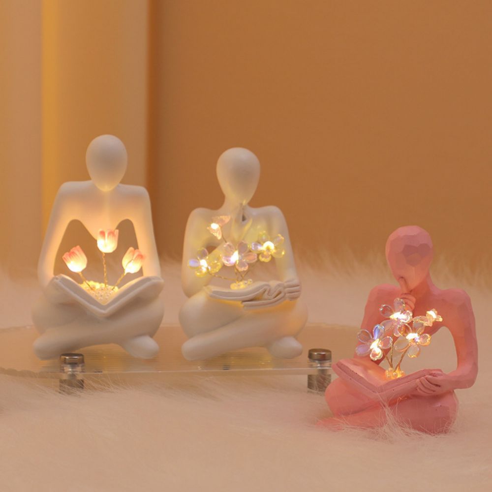 Book flower tulip nightlight 3